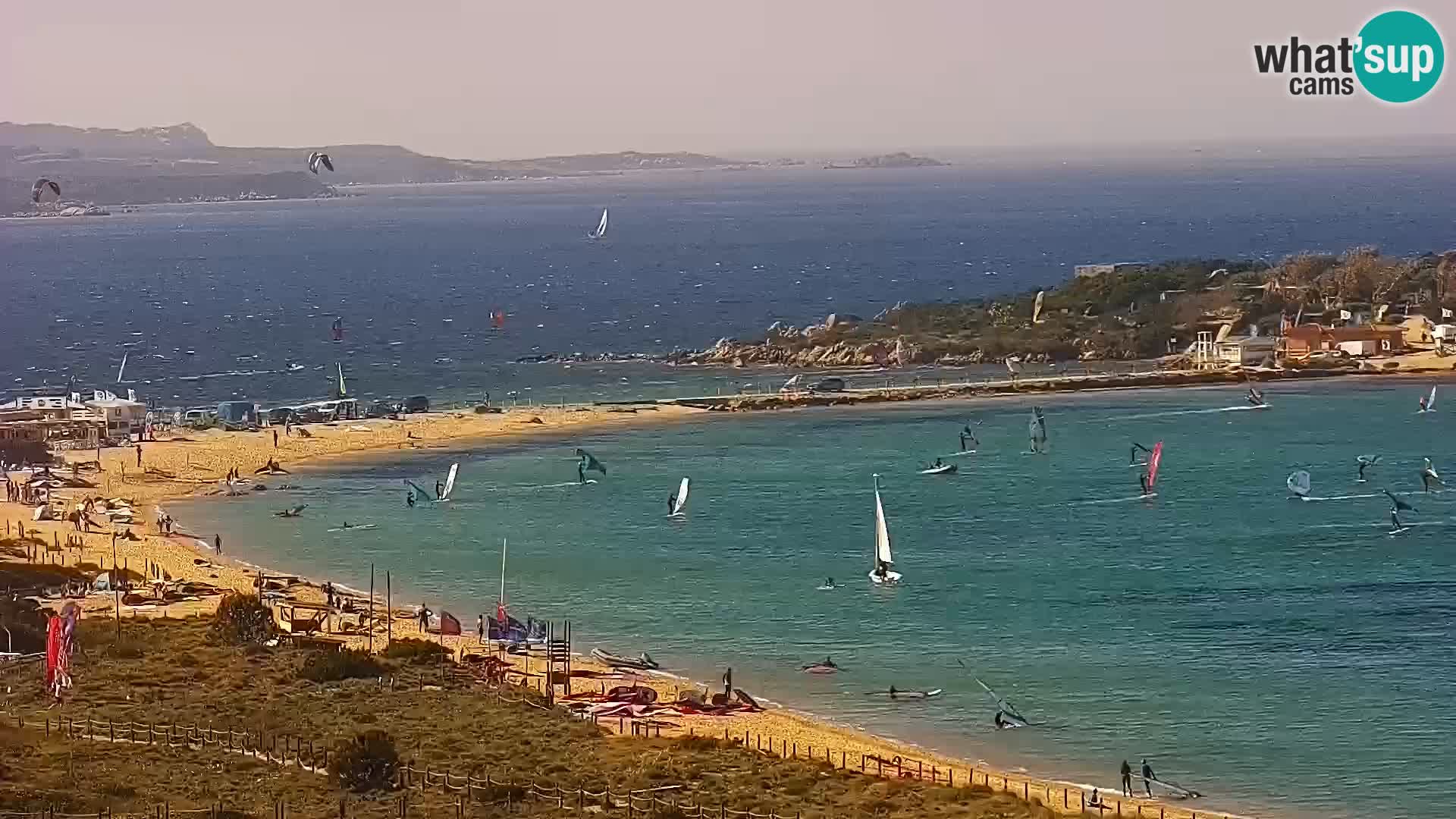 Spletna kamera plaža Porto Pollo Sardinija v živo
