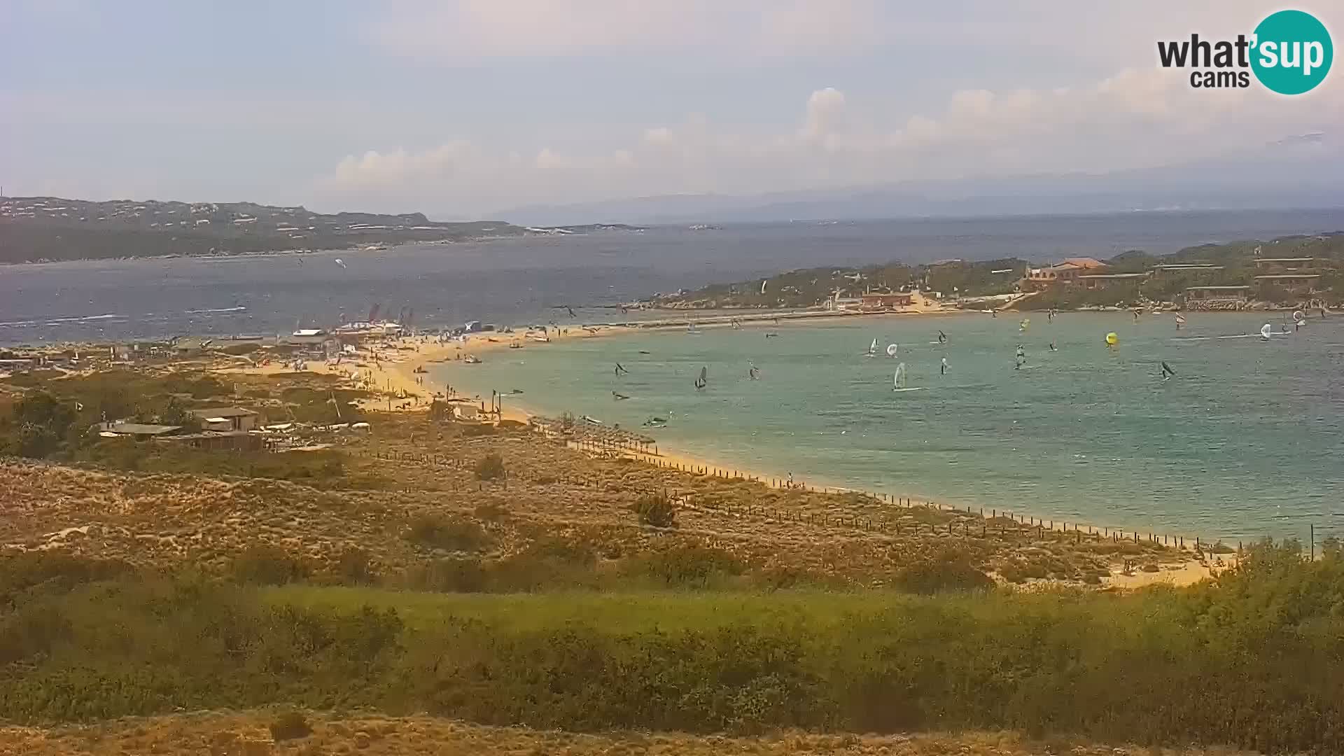 Livecam Porto Pollo plage Sardaigne webcam