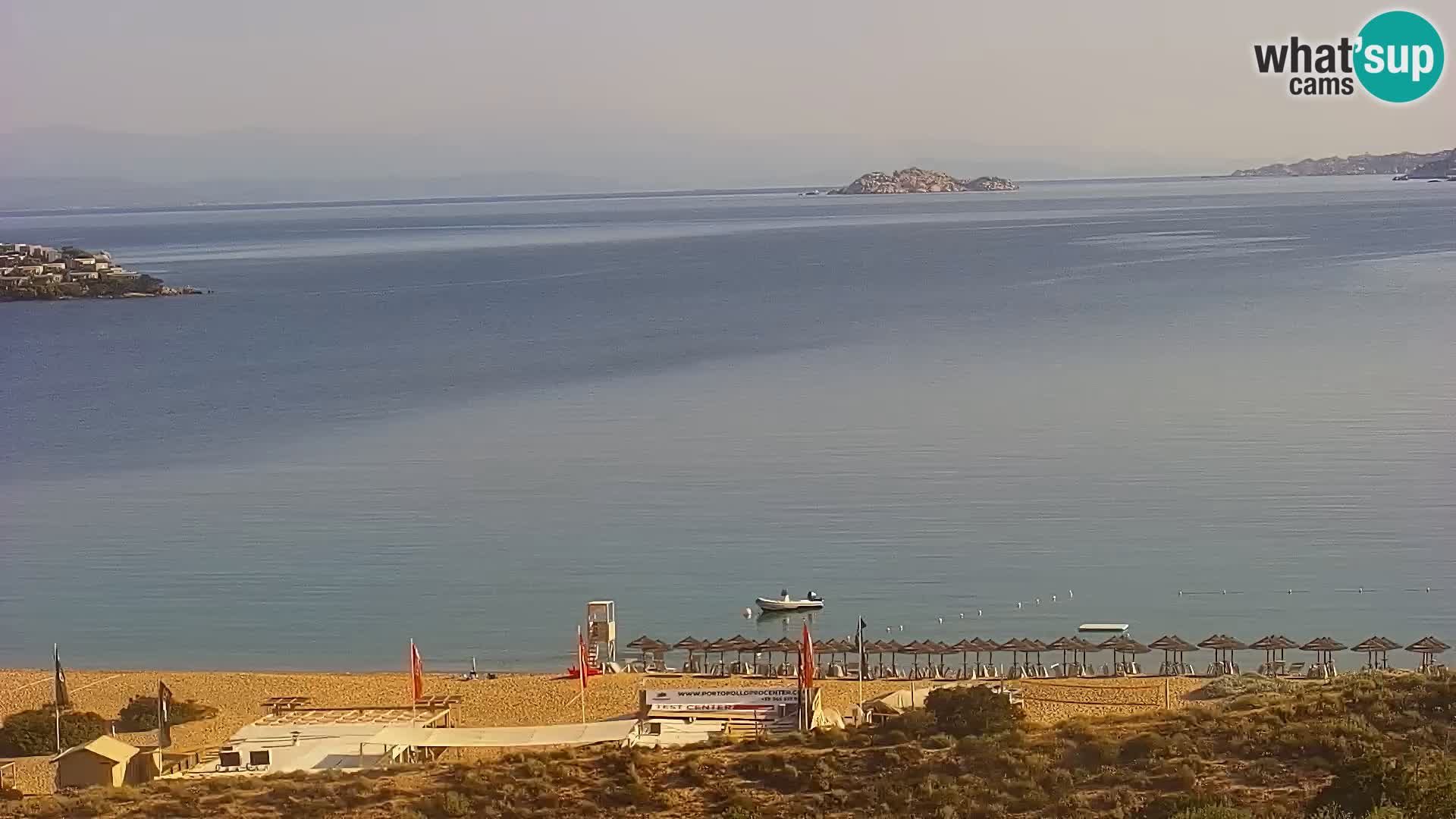 Spletna kamera plaža Porto Pollo Sardinija v živo