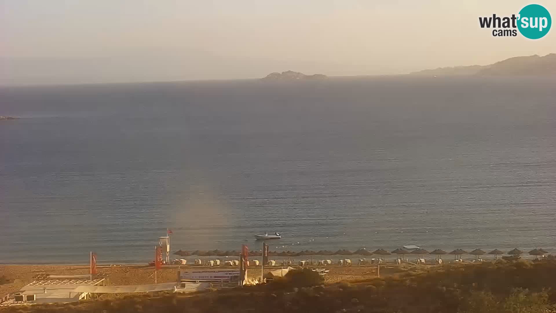 Camera en vivo Porto Pollo playa Cerdeña