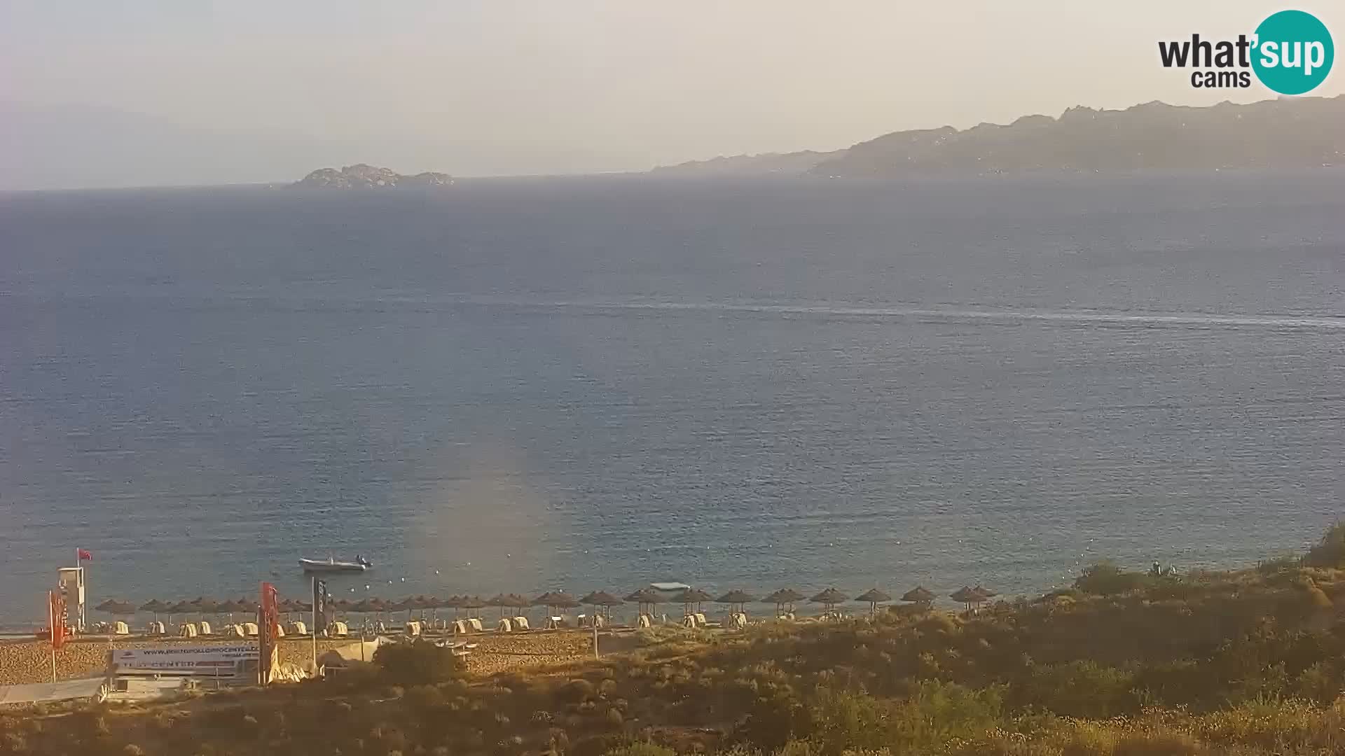 Webcam Strand Porto Pollo Sardinien live kamera