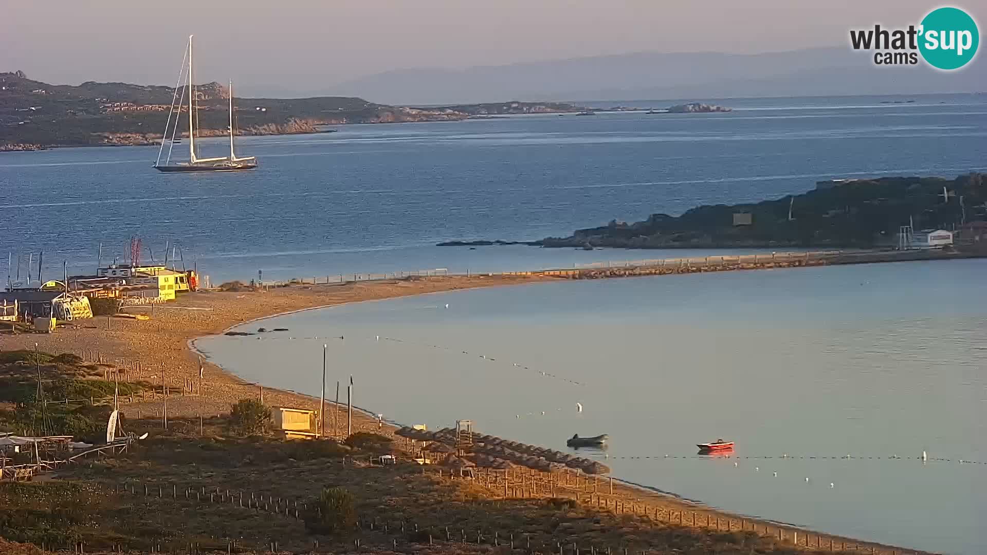 Webcam Porto Pollo le Dune | spiaggia Sardegna