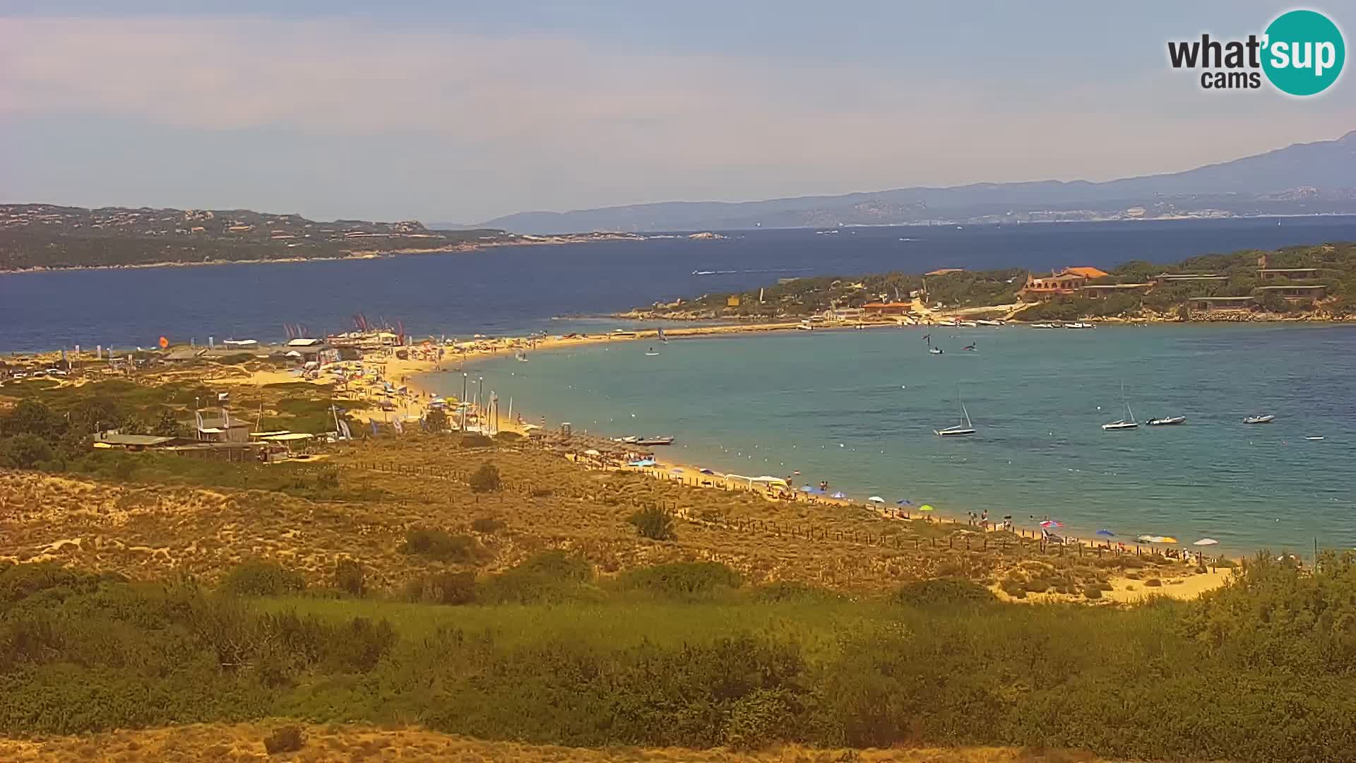 Livecam Porto Pollo plage Sardaigne webcam