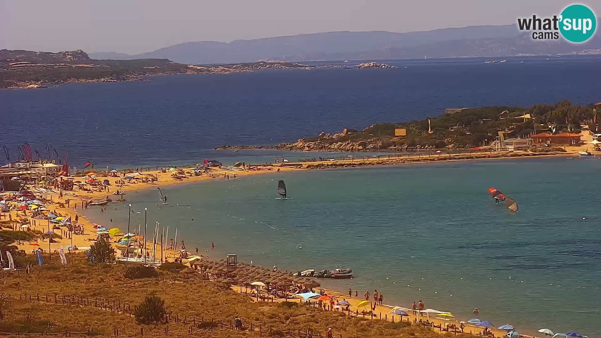 Webcam Strand Porto Pollo Sardinien live kamera