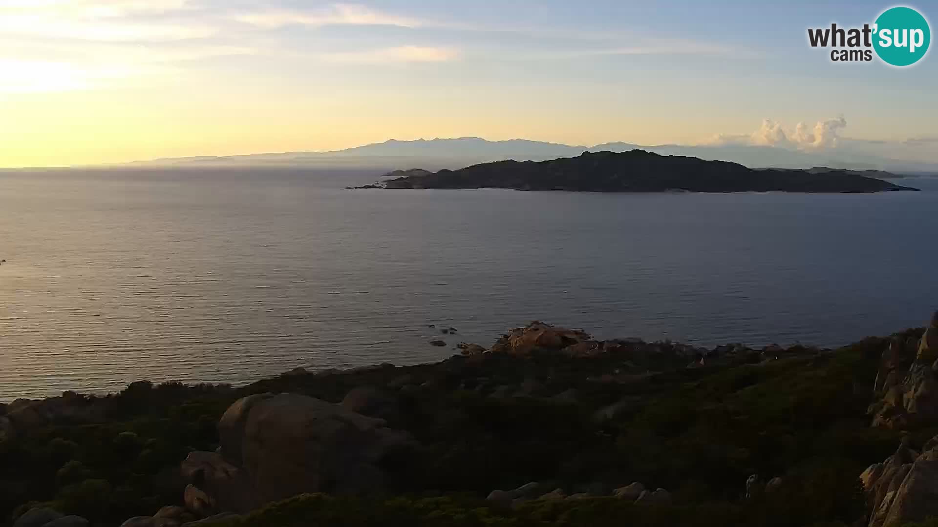 Punta Sardegna kamera v živo la Vedetta – Palau – Maddalena – Sardinija