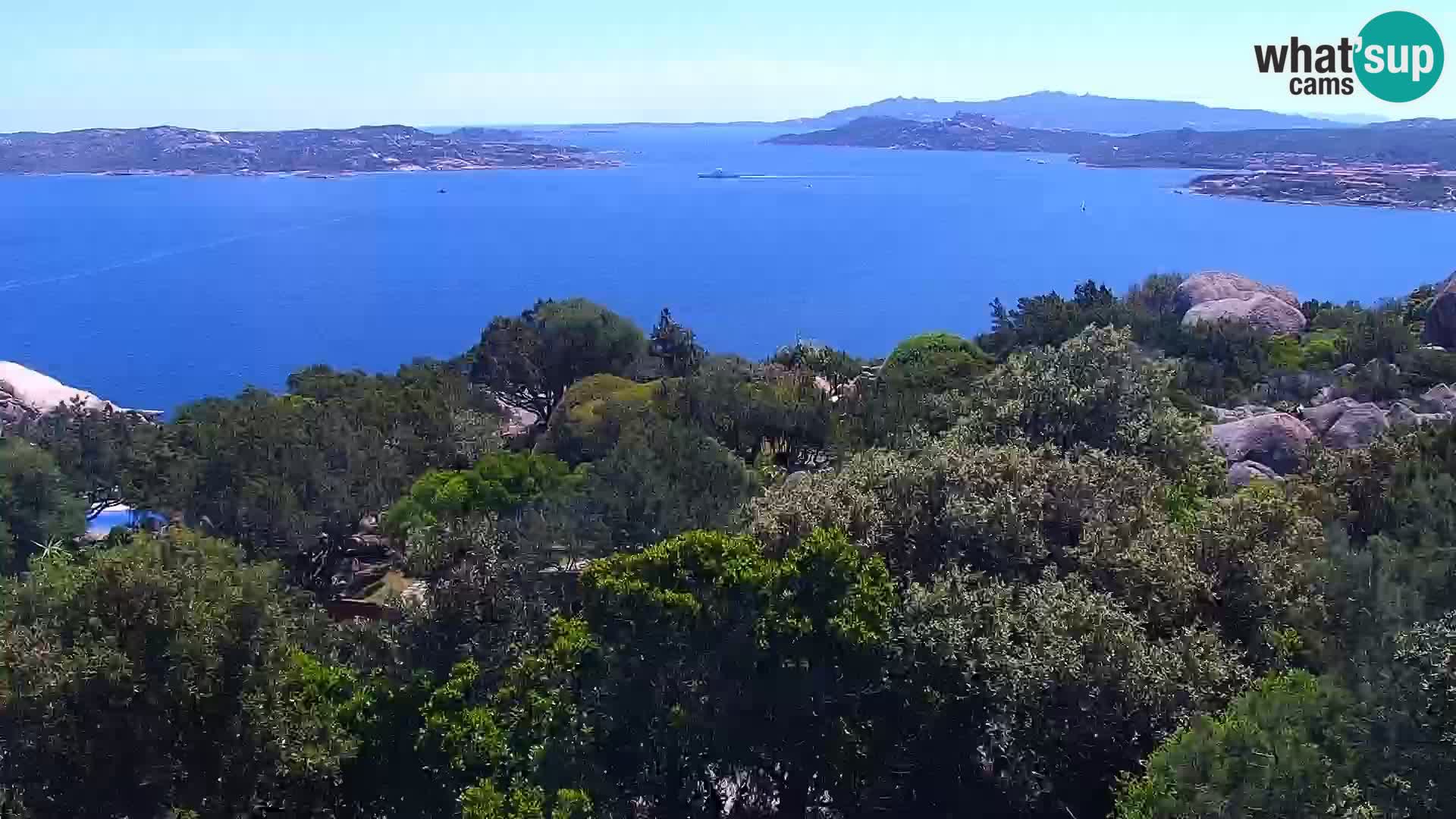 Punta Sardegna kamera v živo la Vedetta – Palau – Maddalena – Sardinija