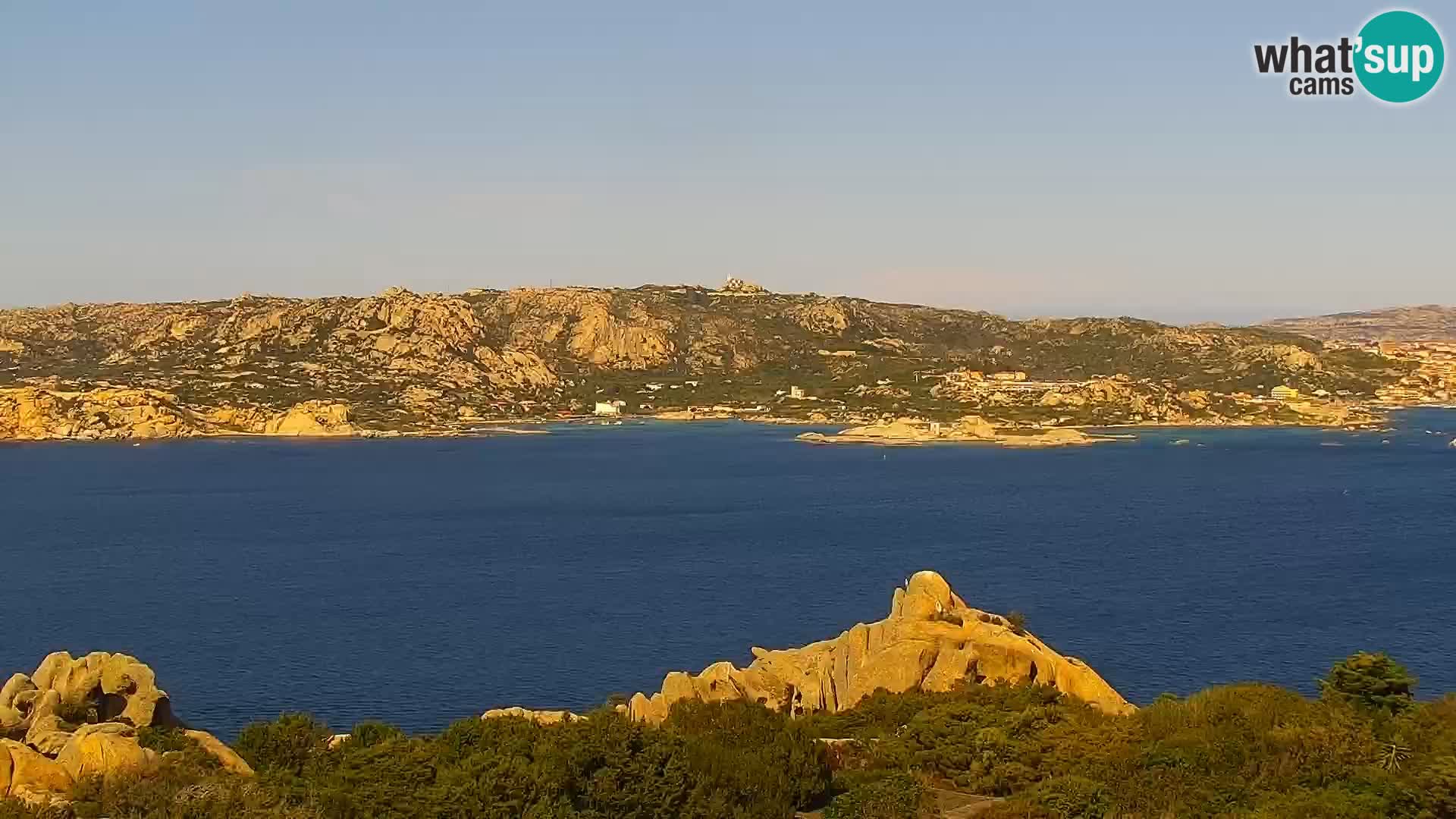 Punta Sardegna kamera v živo la Vedetta – Palau – Maddalena – Sardinija