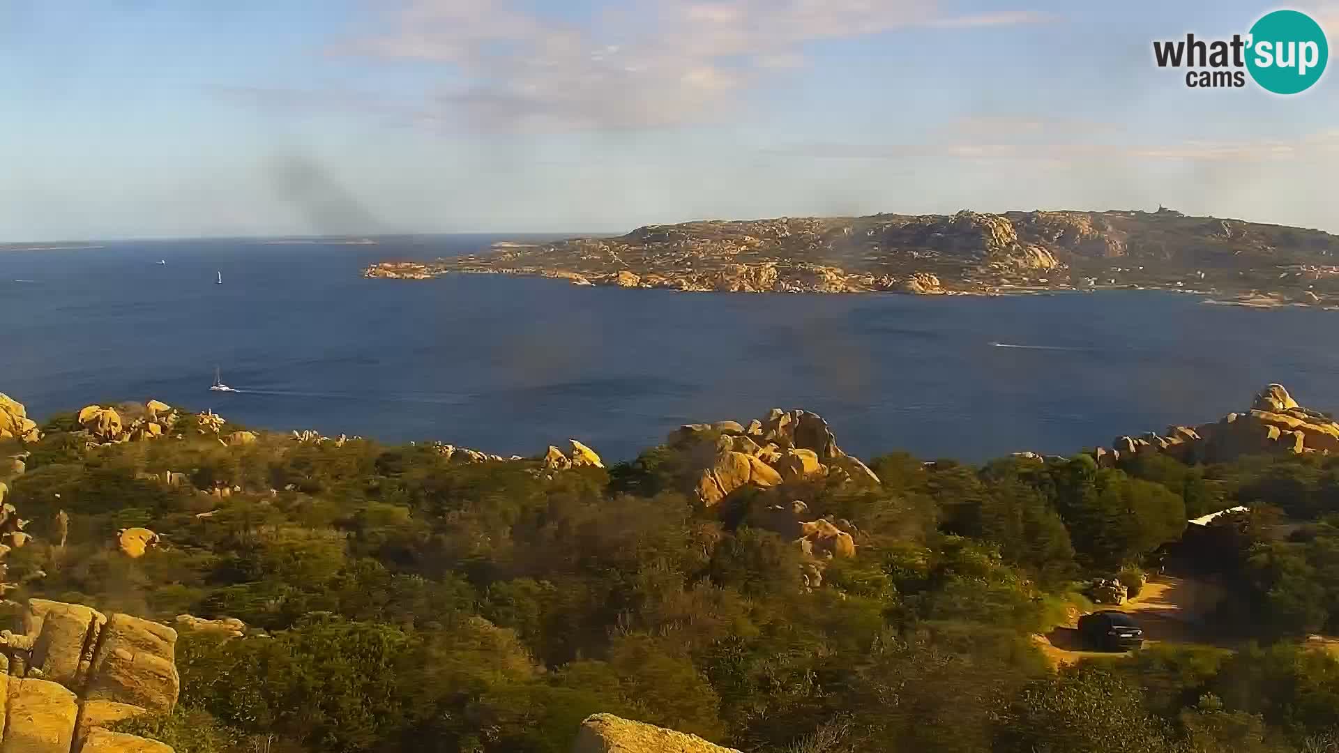 Punta Sardegna webcam la Vedetta – Palau – Maddalena – Sardinia