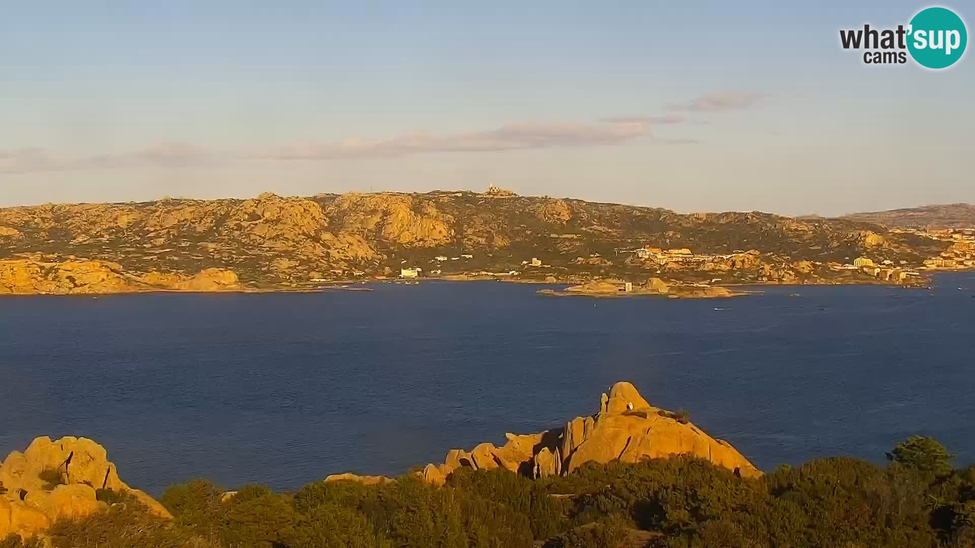 Punta Sardegna kamera v živo la Vedetta – Palau – Maddalena – Sardinija