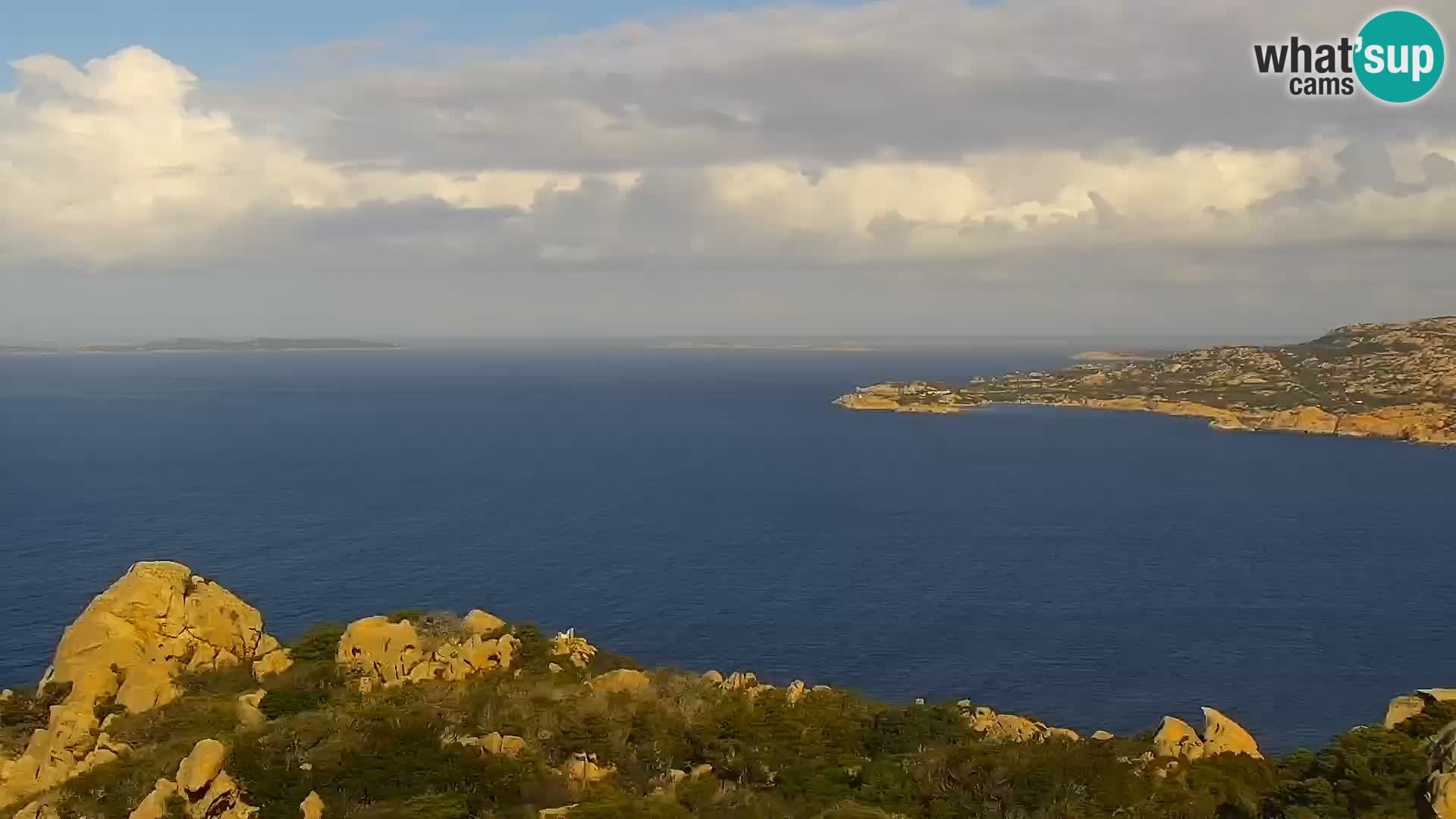 Punta Sardegna kamera v živo la Vedetta – Palau – Maddalena – Sardinija