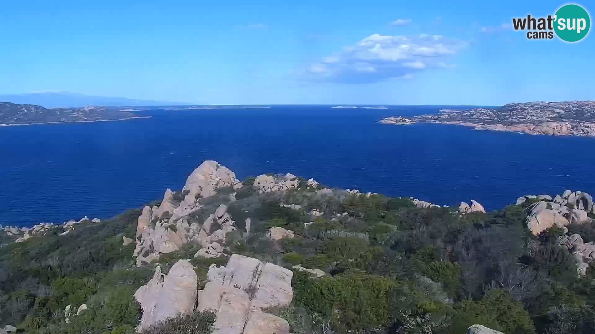 Punta Sardegna kamera v živo la Vedetta – Palau – Maddalena – Sardinija