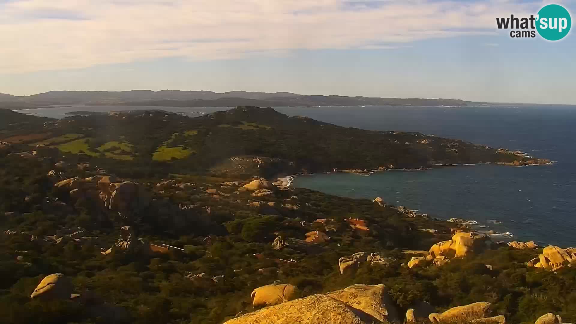 Punta Sardegna kamera v živo la Vedetta – Palau – Maddalena – Sardinija