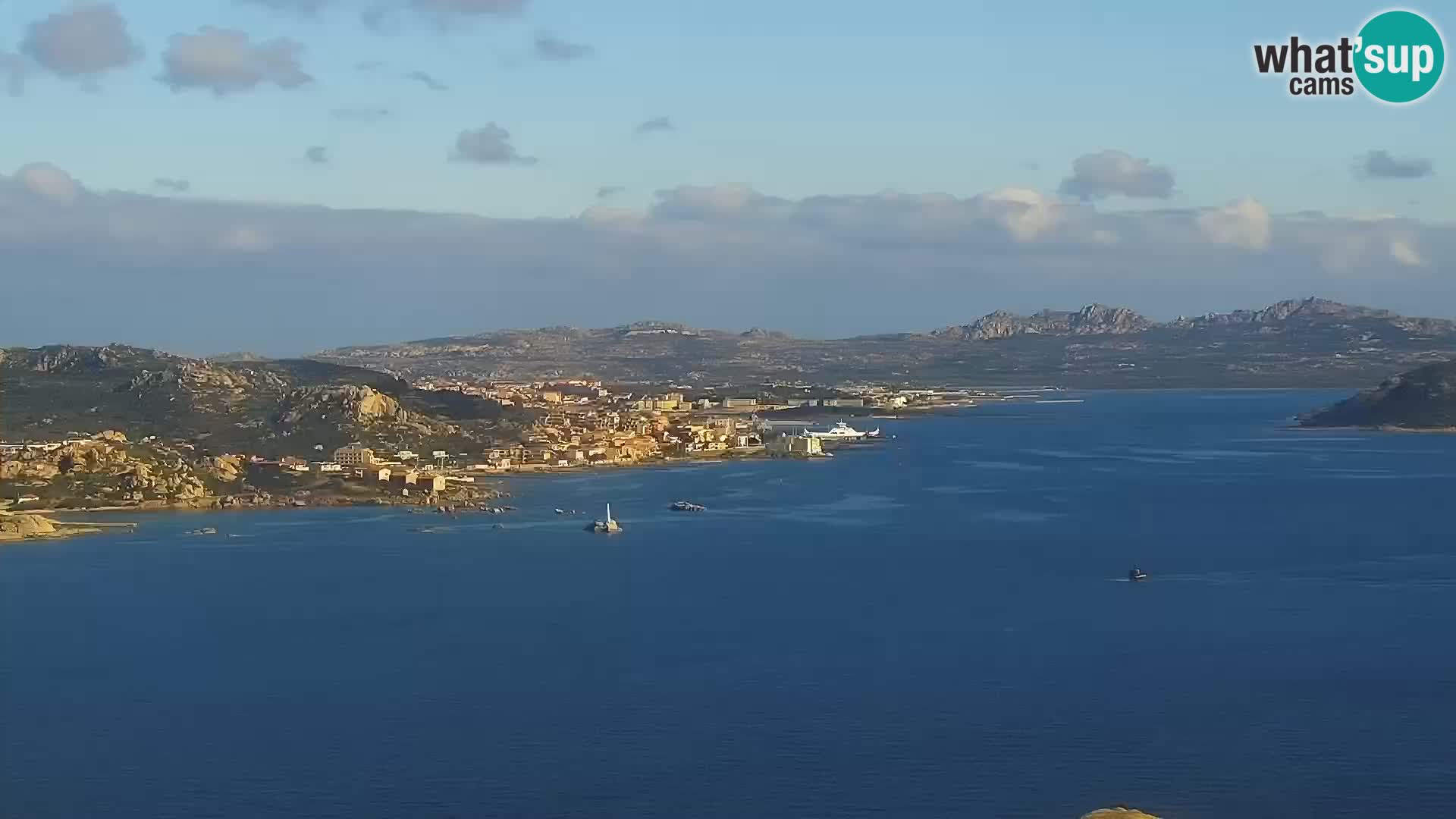 Punta Sardegna kamera v živo la Vedetta – Palau – Maddalena – Sardinija