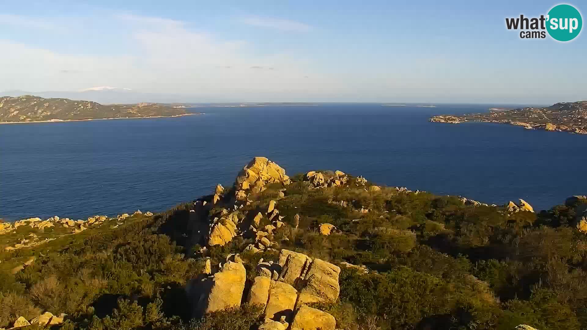 Punta Sardegna webcam la Vedetta – Palau – Maddalena – Sardinia