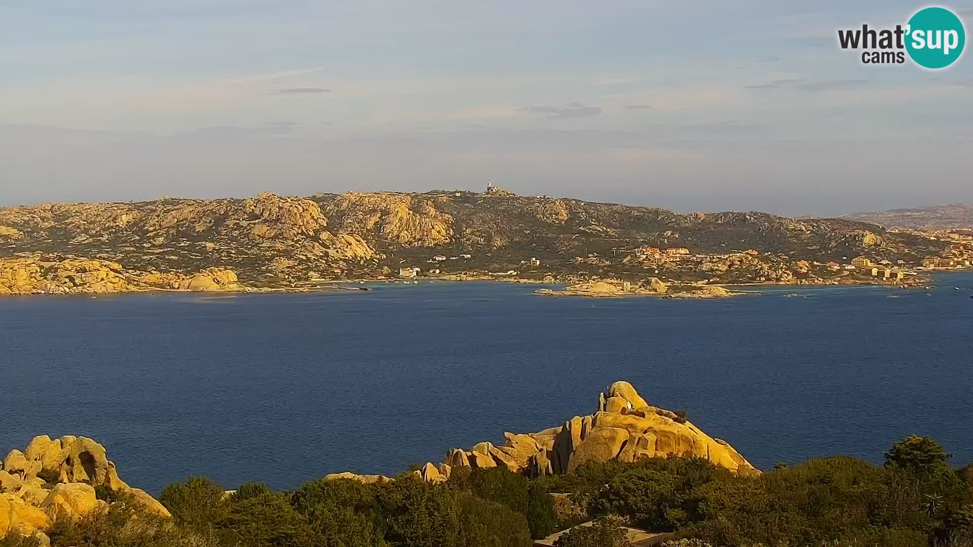 Punta Sardegna kamera v živo la Vedetta – Palau – Maddalena – Sardinija