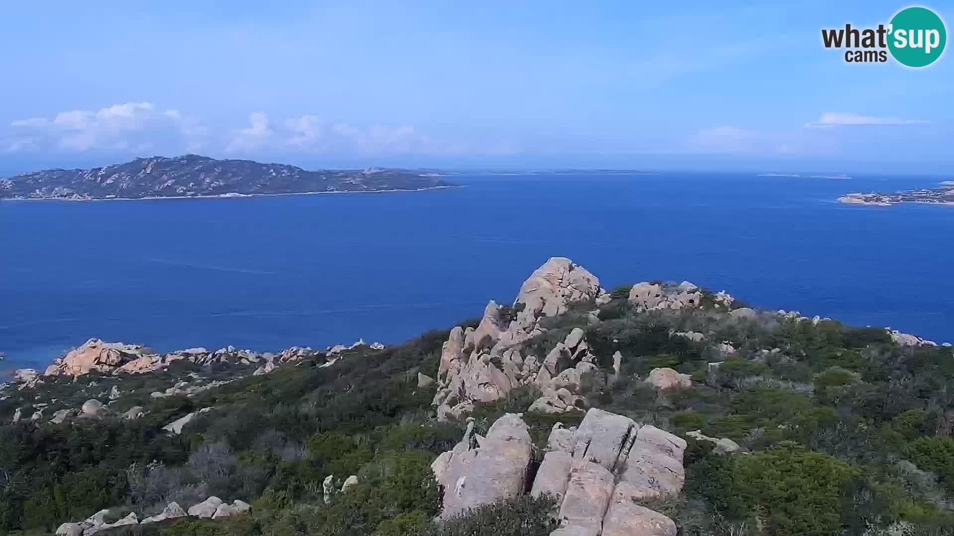 Punta Sardegna kamera v živo la Vedetta – Palau – Maddalena – Sardinija