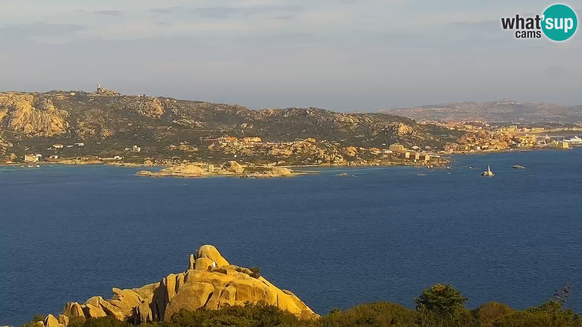 Punta Sardegna kamera v živo la Vedetta – Palau – Maddalena – Sardinija