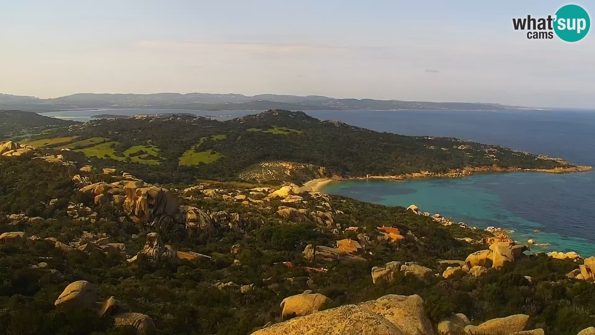 Punta Sardegna kamera v živo la Vedetta – Palau – Maddalena – Sardinija