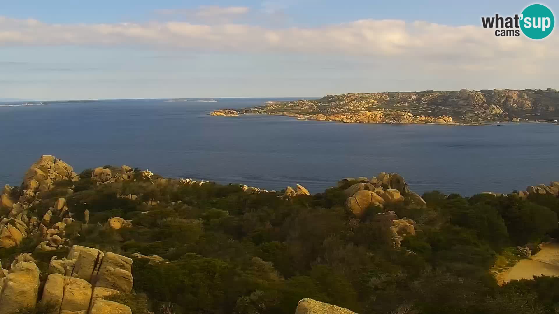 Punta Sardegna webcam la Vedetta – Palau – Maddalena – Sardinia