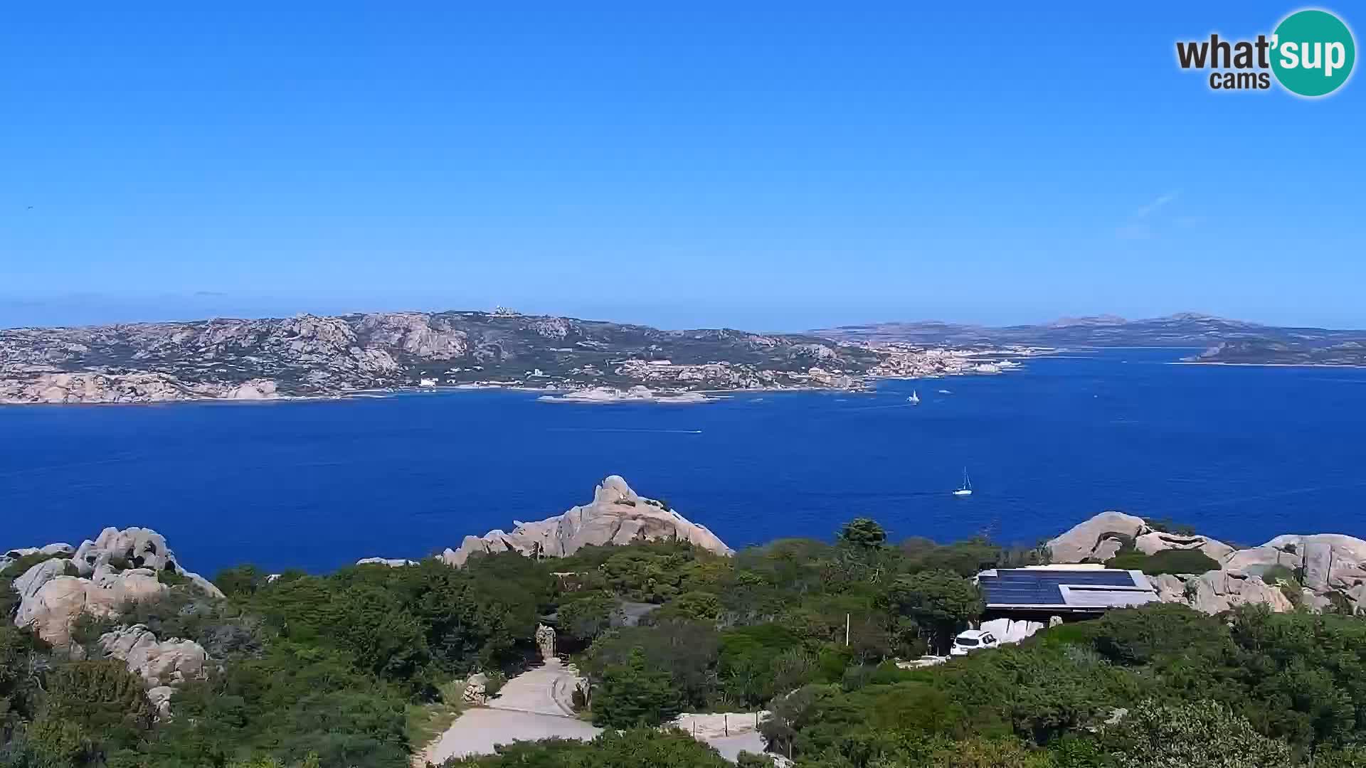 Punta Sardegna kamera v živo la Vedetta – Palau – Maddalena – Sardinija