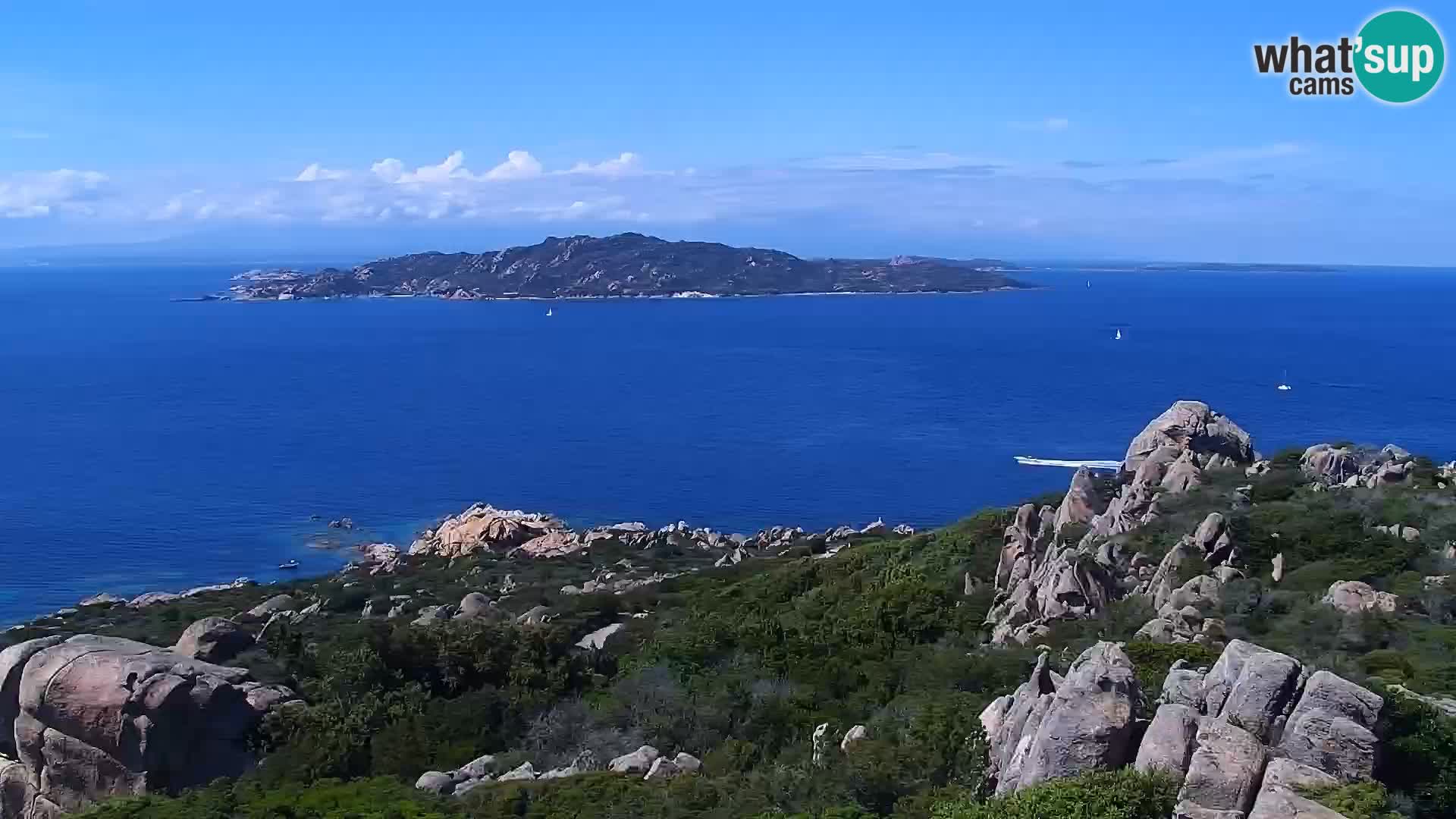 Punta Sardegna kamera v živo la Vedetta – Palau – Maddalena – Sardinija