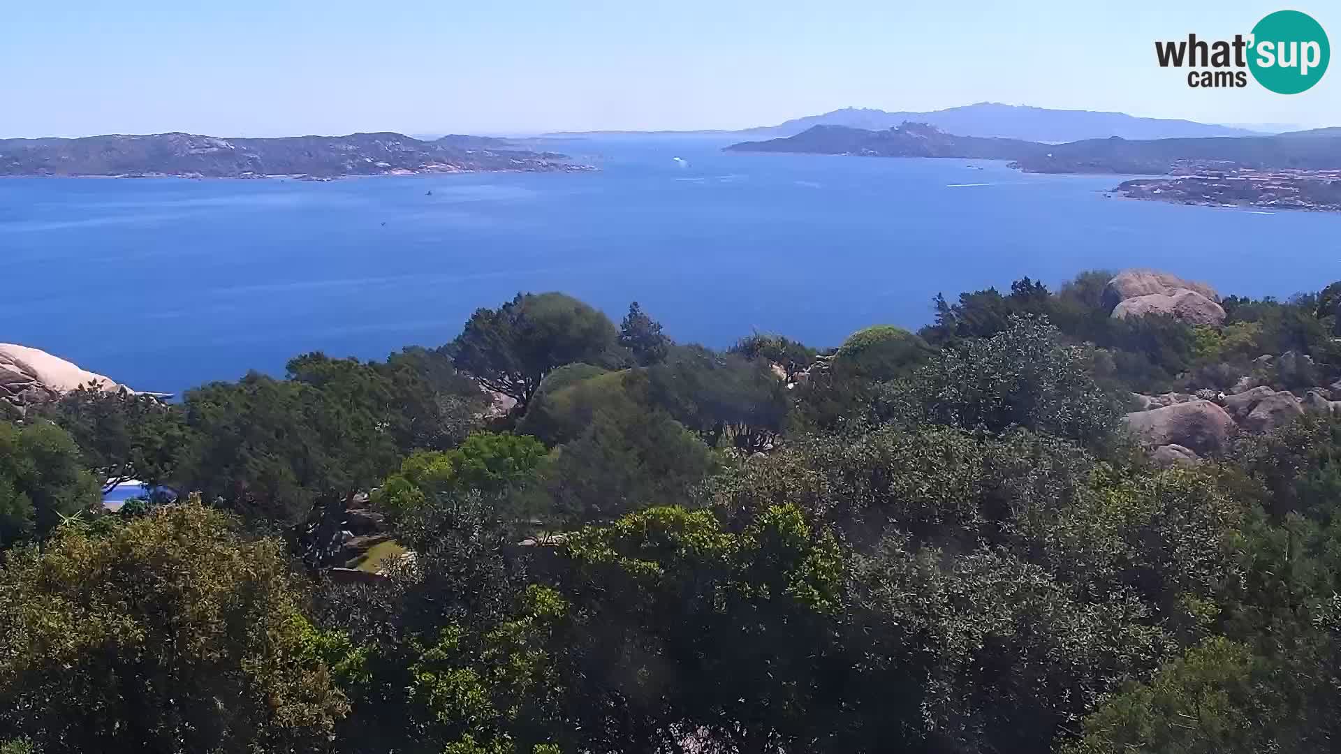 Punta Sardegna kamera v živo la Vedetta – Palau – Maddalena – Sardinija