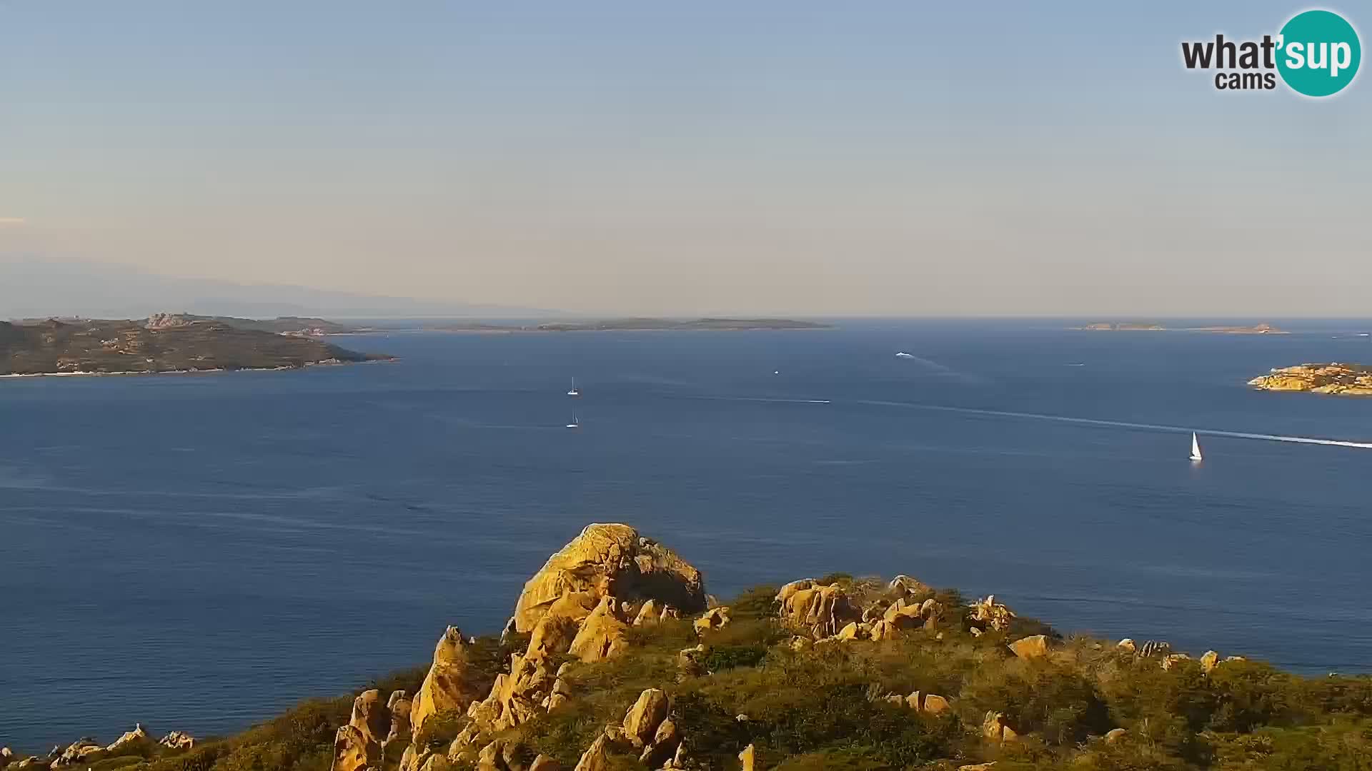 Punta Sardegna kamera v živo la Vedetta – Palau – Maddalena – Sardinija