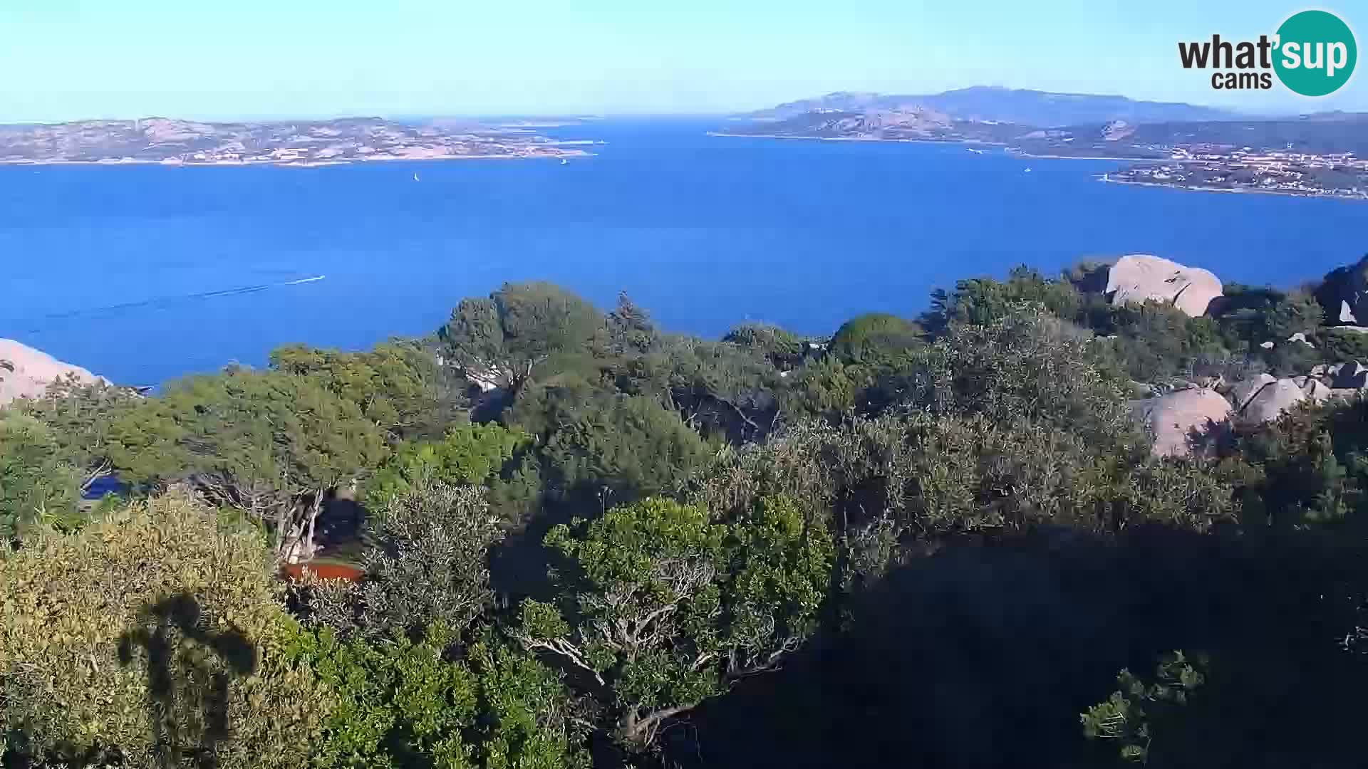 Punta Sardegna kamera v živo la Vedetta – Palau – Maddalena – Sardinija