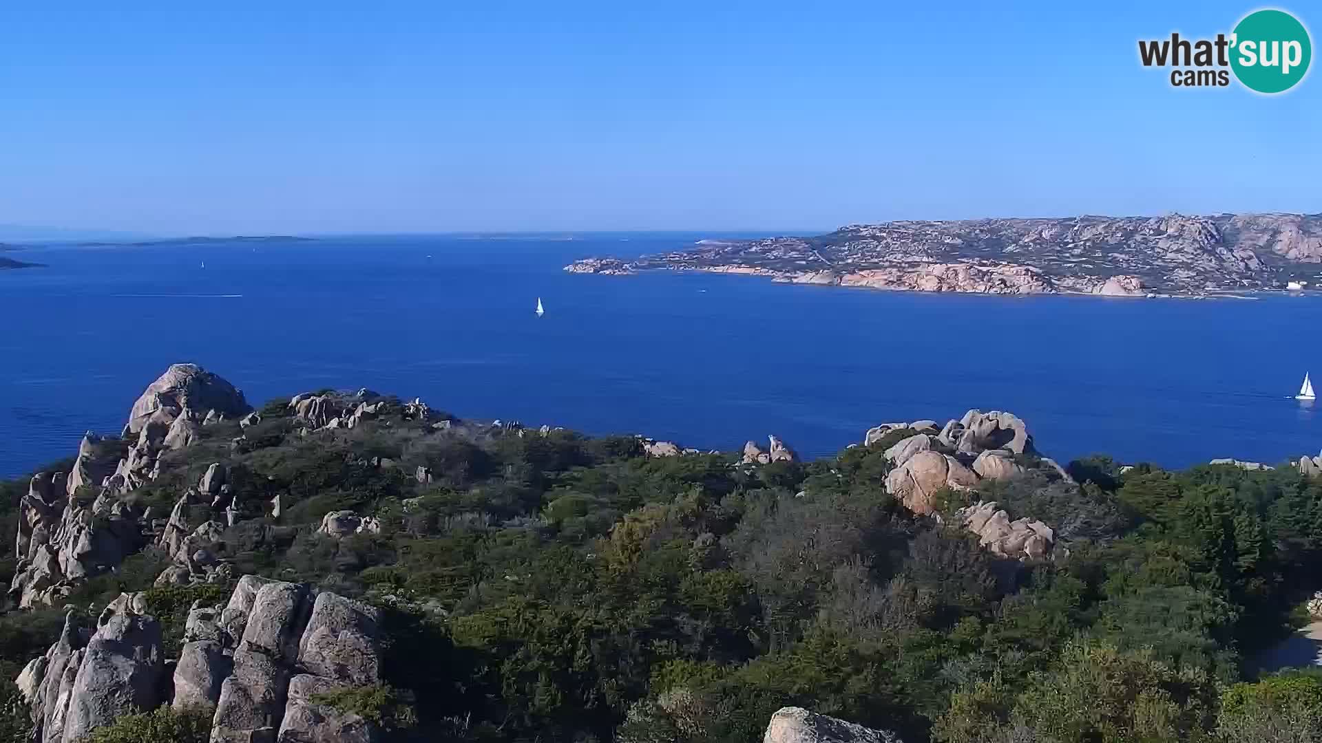 Punta Sardegna kamera v živo la Vedetta – Palau – Maddalena – Sardinija