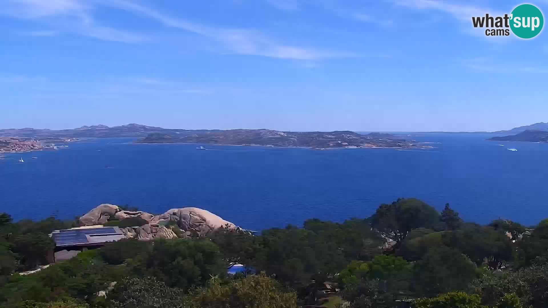 Punta Sardegna webcam la Vedetta – Palau – Maddalena – Sardinia