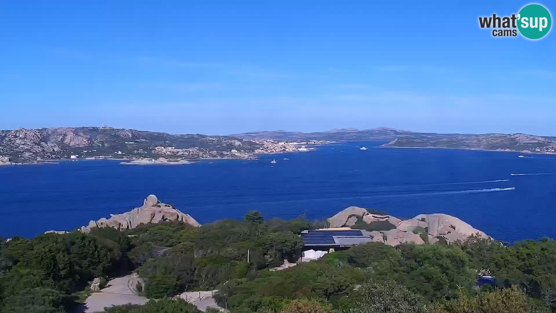 Punta Sardegna kamera v živo la Vedetta – Palau – Maddalena – Sardinija
