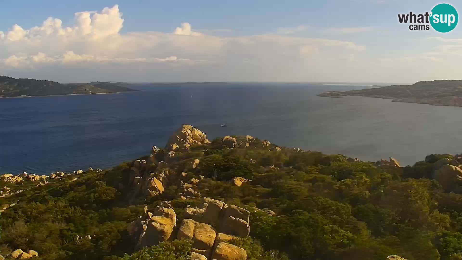 Punta Sardegna kamera v živo la Vedetta – Palau – Maddalena – Sardinija