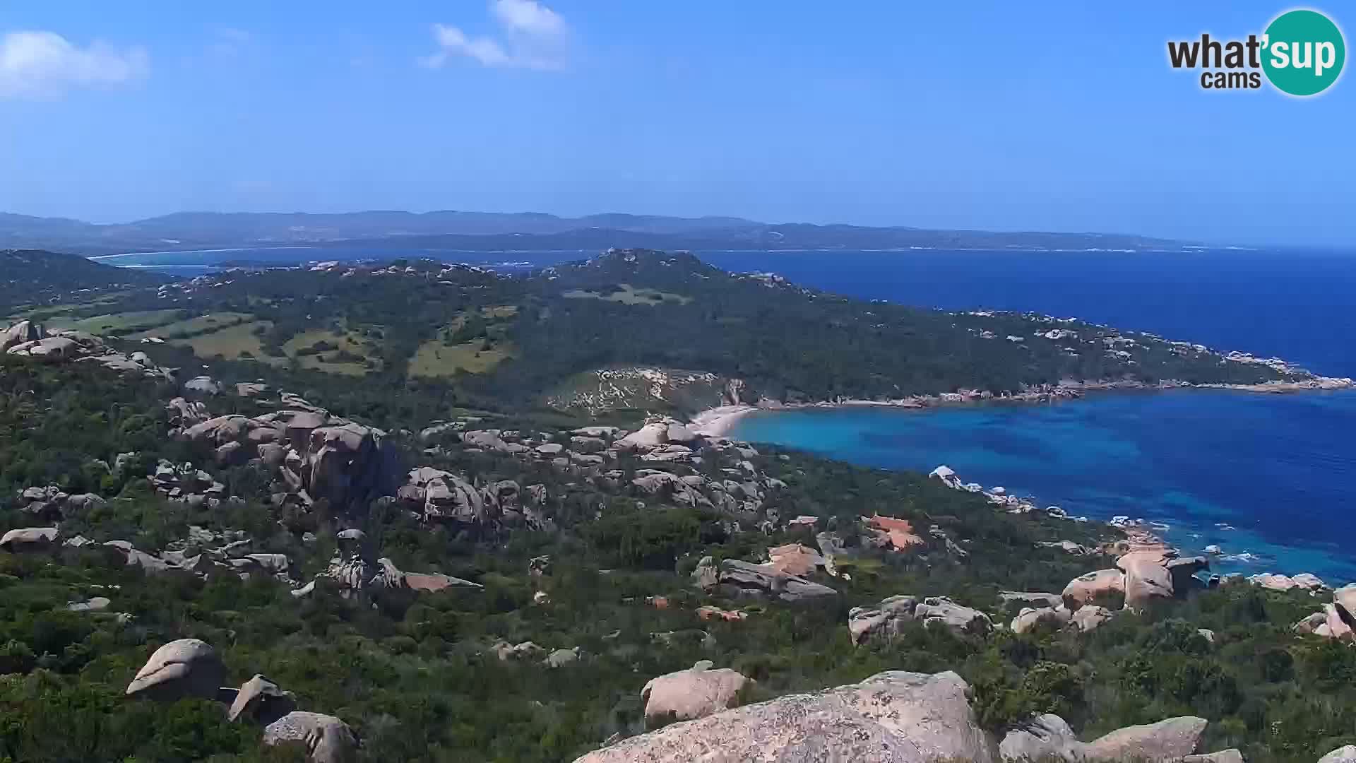 Punta Sardegna kamera v živo la Vedetta – Palau – Maddalena – Sardinija