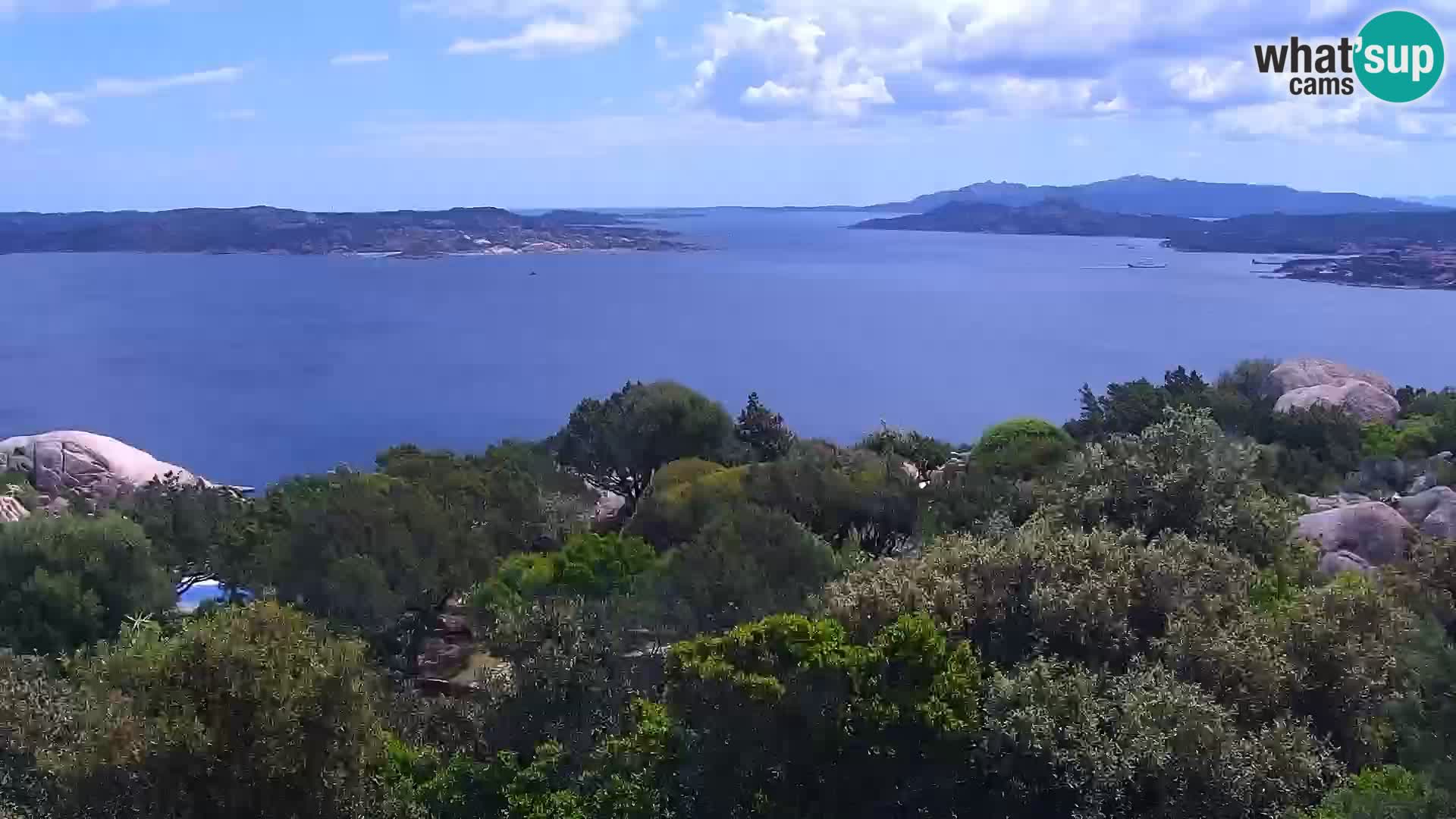 Punta Sardegna kamera v živo la Vedetta – Palau – Maddalena – Sardinija
