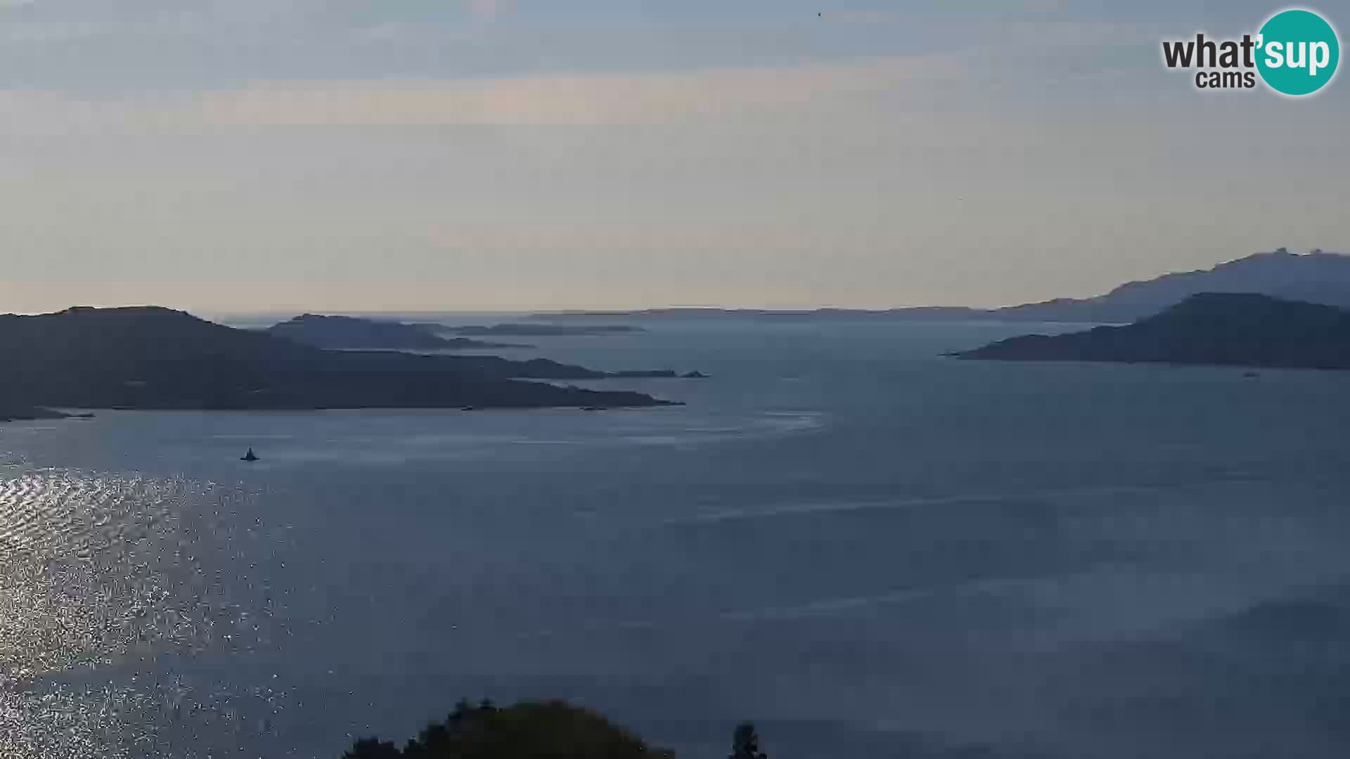 Punta Sardegna kamera v živo la Vedetta – Palau – Maddalena – Sardinija