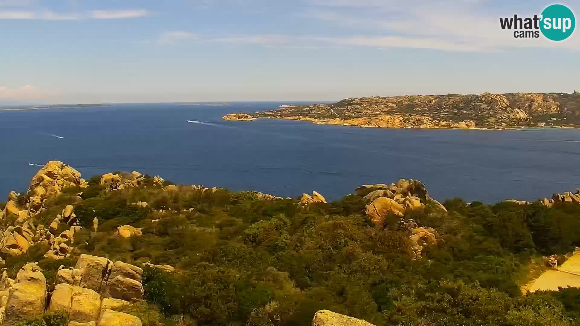 Punta Sardegna webcam la Vedetta – Palau – Maddalena – Sardinia