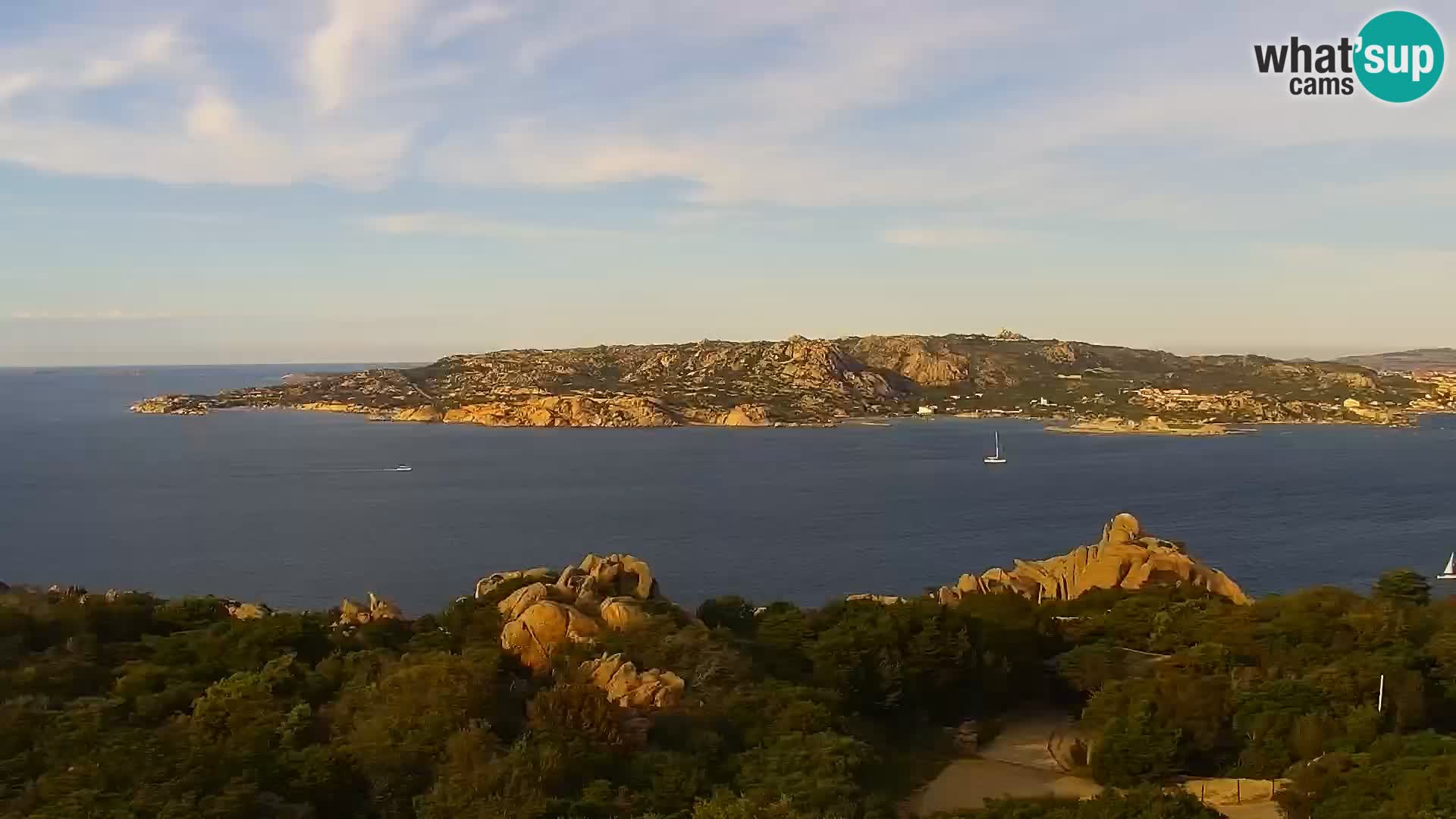 Punta Sardegna webcam la Vedetta – Palau – Maddalena – Sardinia