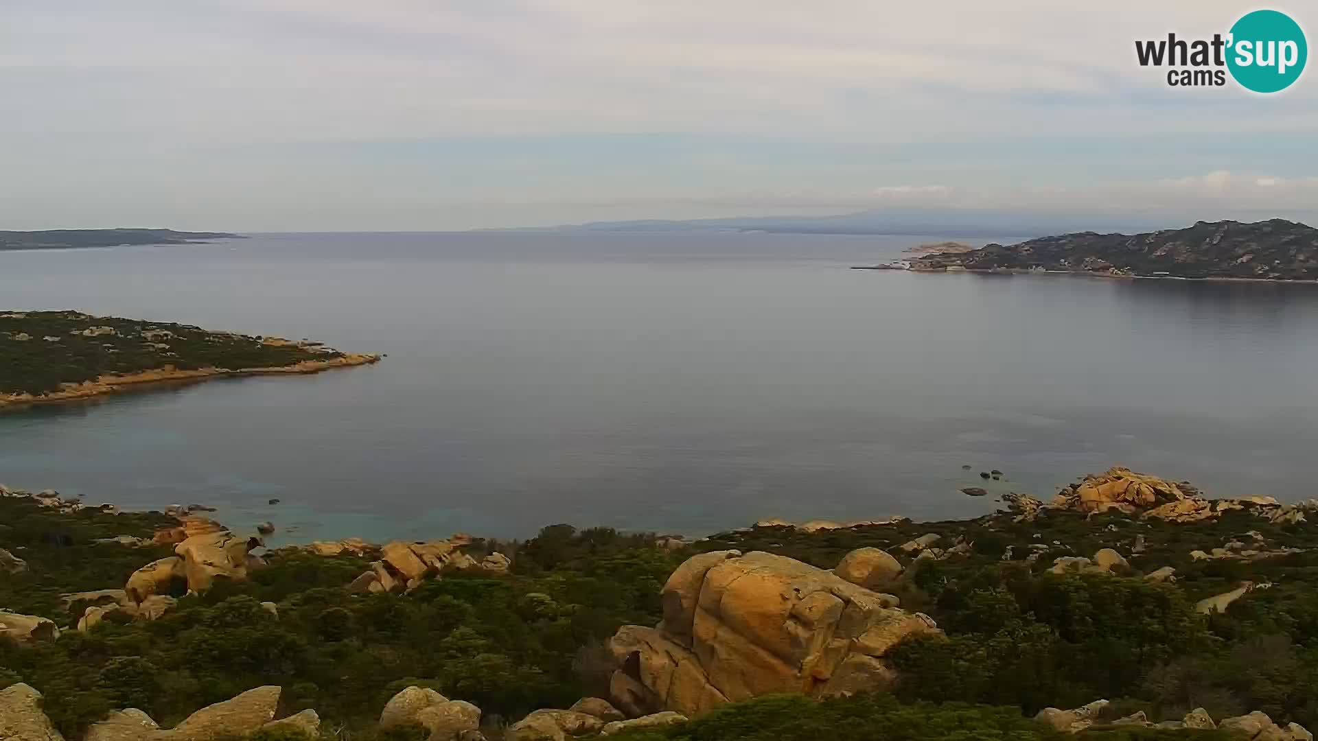 Punta Sardegna kamera v živo la Vedetta – Palau – Maddalena – Sardinija
