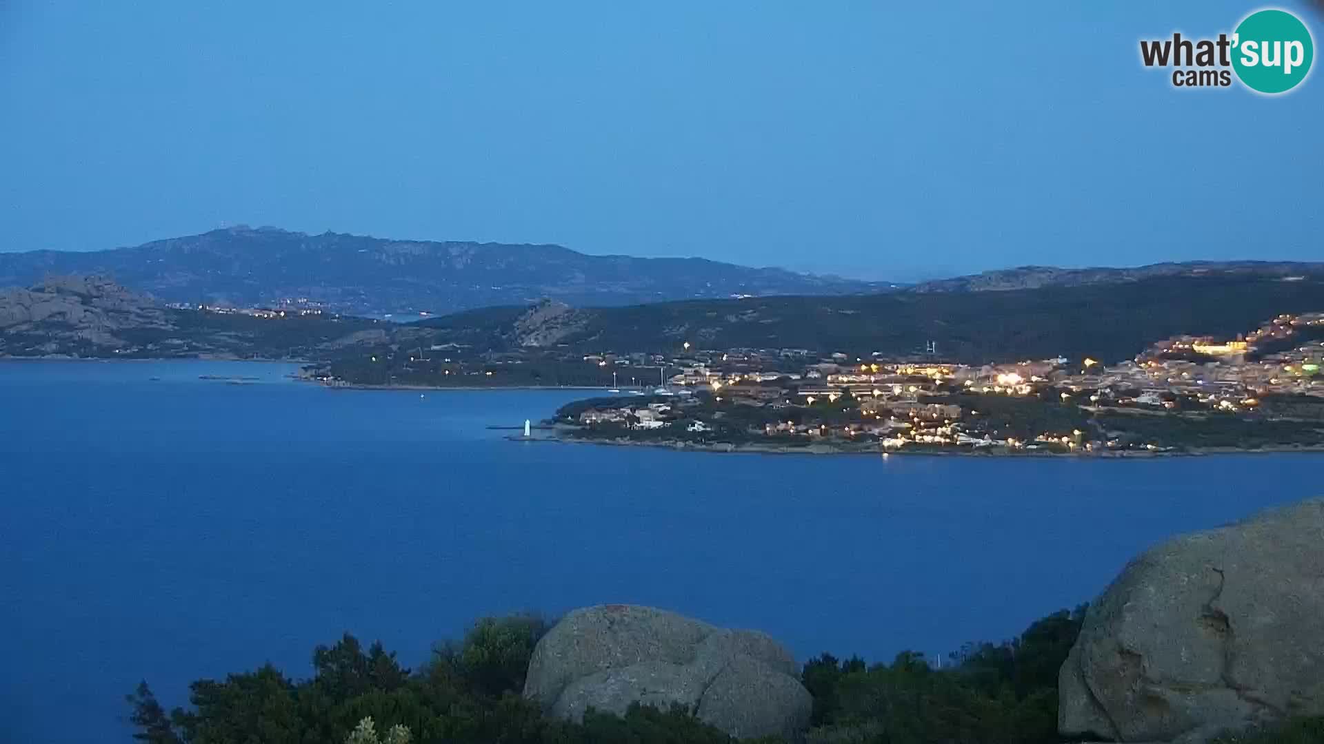 Punta Sardegna kamera v živo la Vedetta – Palau – Maddalena – Sardinija