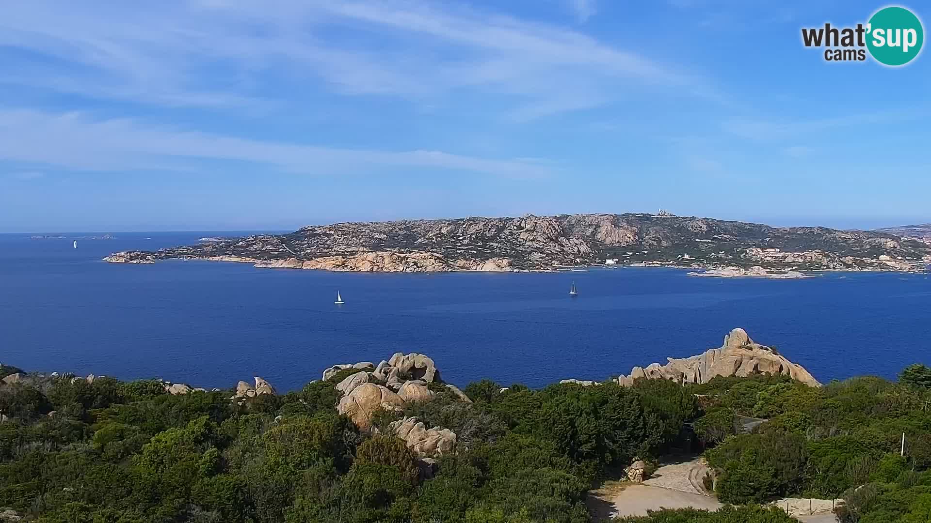 Punta Sardegna webcam la Vedetta – Palau – Maddalena – Sardinia
