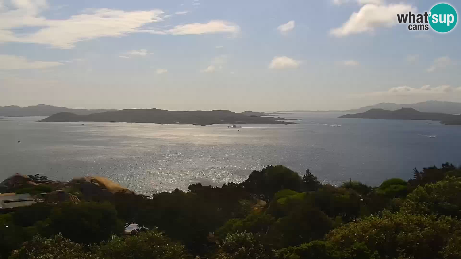 Punta Sardegna kamera v živo la Vedetta – Palau – Maddalena – Sardinija