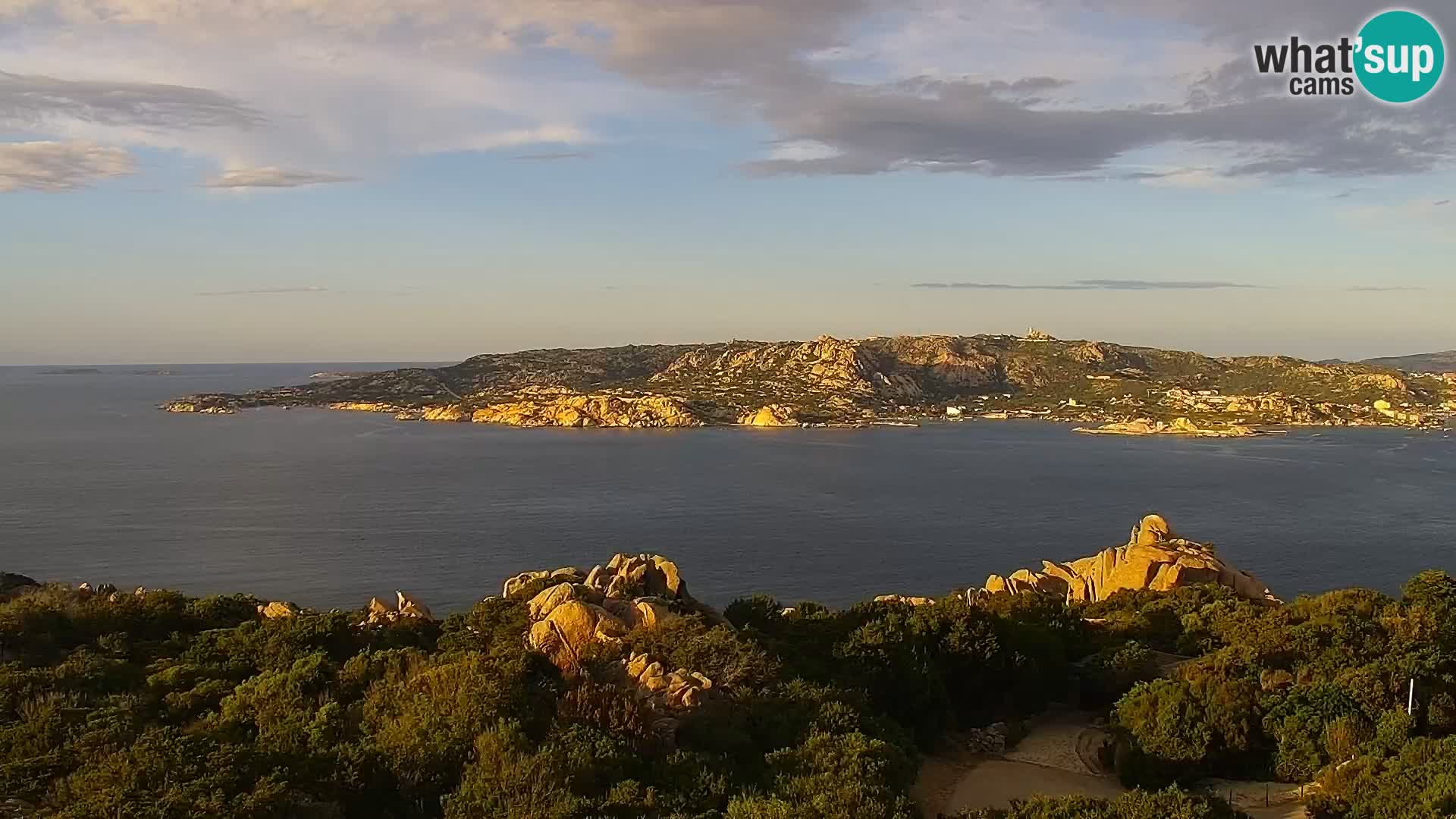 Punta Sardegna kamera v živo la Vedetta – Palau – Maddalena – Sardinija