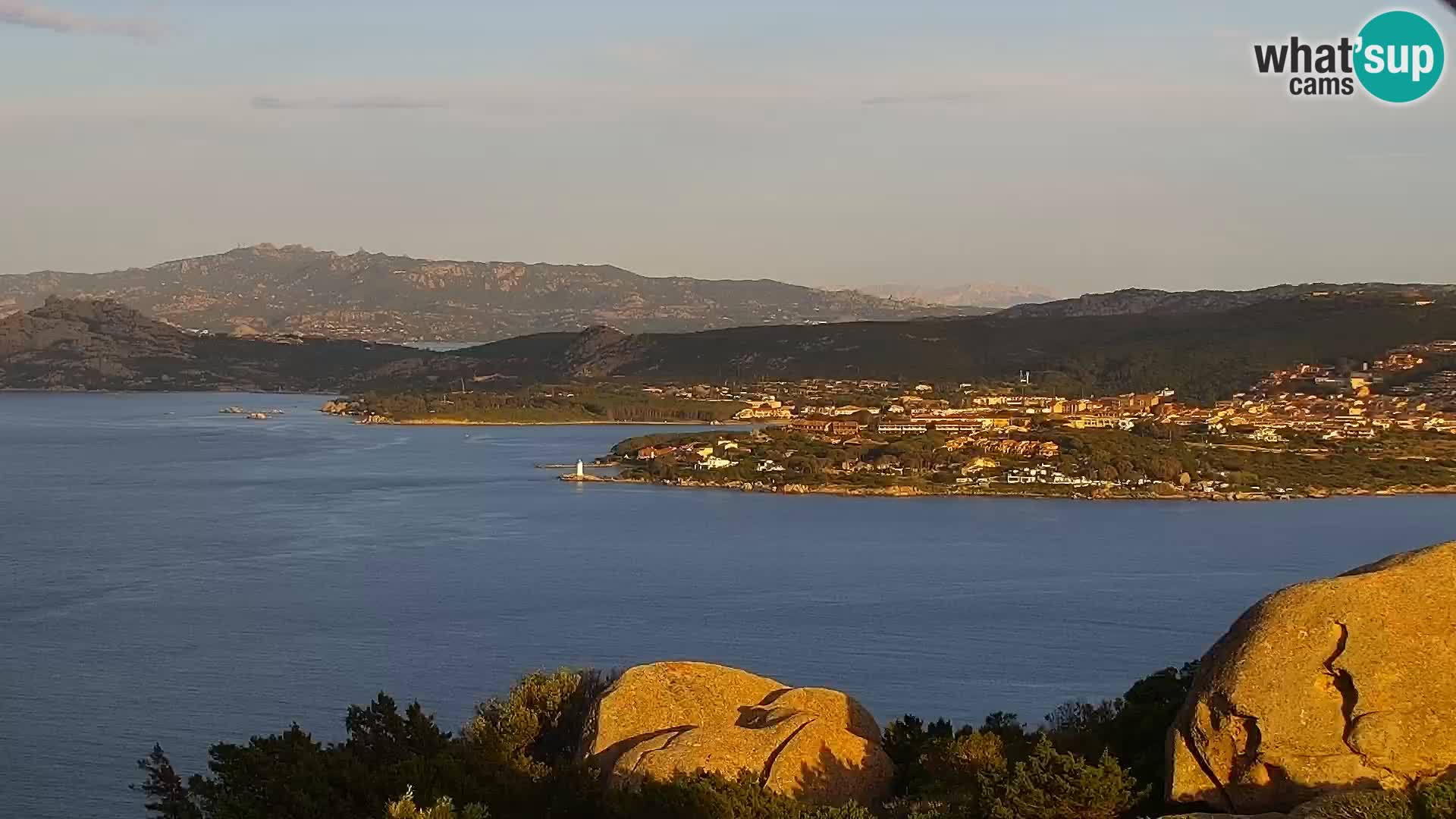 Punta Sardegna kamera v živo la Vedetta – Palau – Maddalena – Sardinija