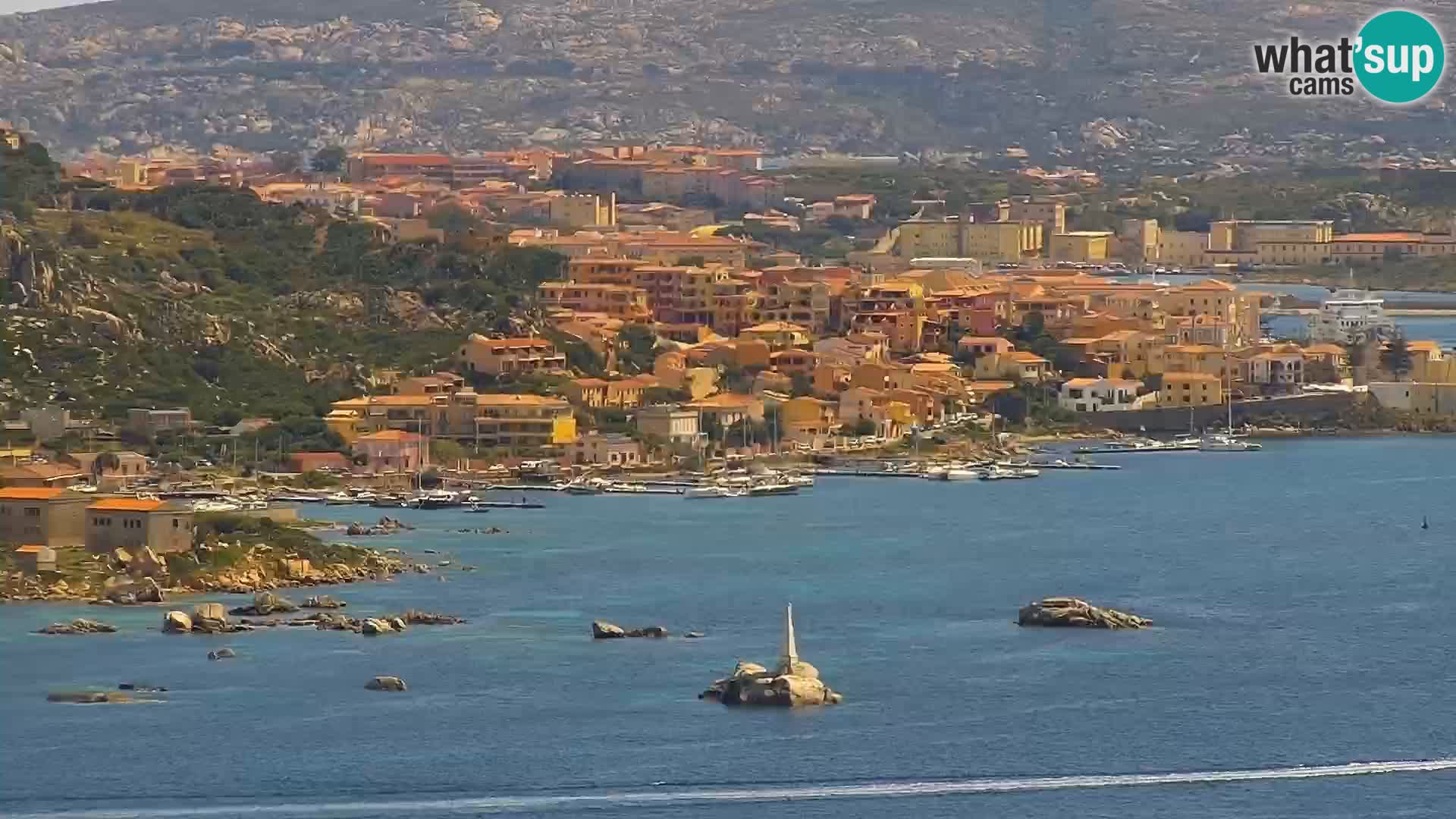 Punta Sardegna kamera v živo la Vedetta – Palau – Maddalena – Sardinija