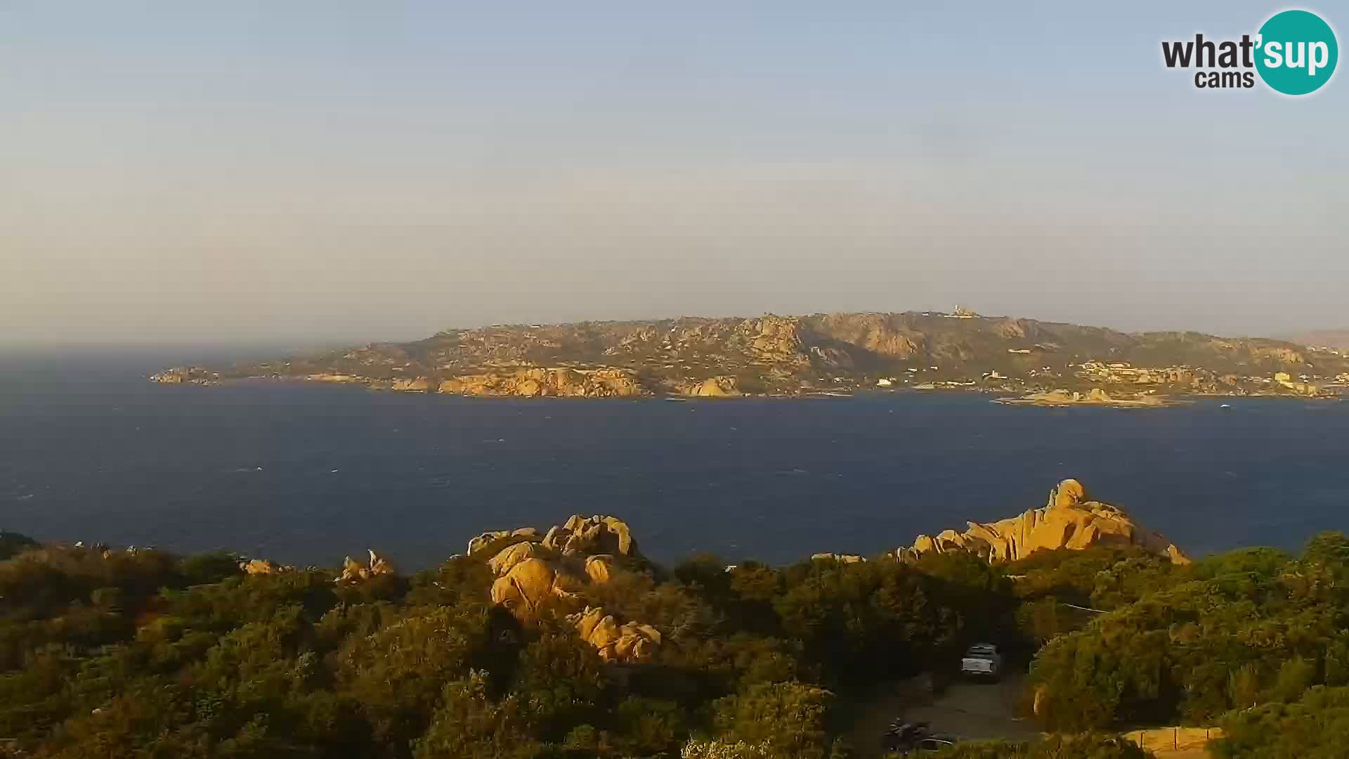 Punta Sardegna kamera v živo la Vedetta – Palau – Maddalena – Sardinija