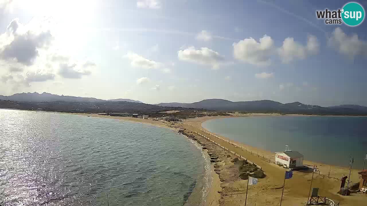 L’Isuledda spletna kamera Isola dei Gabbiani – Porto Pollo – Palau – Sardinija – Italija