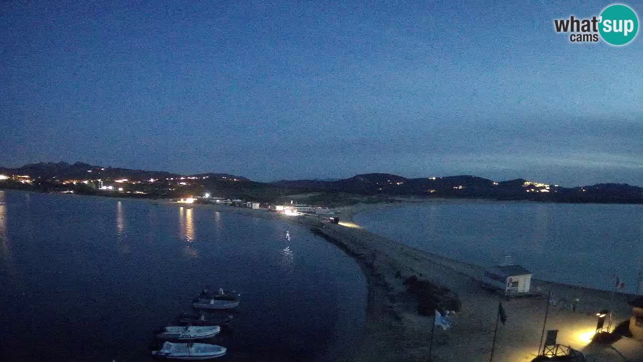 Web kamera Isuledda – Isola dei Gabbiani – Porto Pollo – Palau – Sardinija – Italija