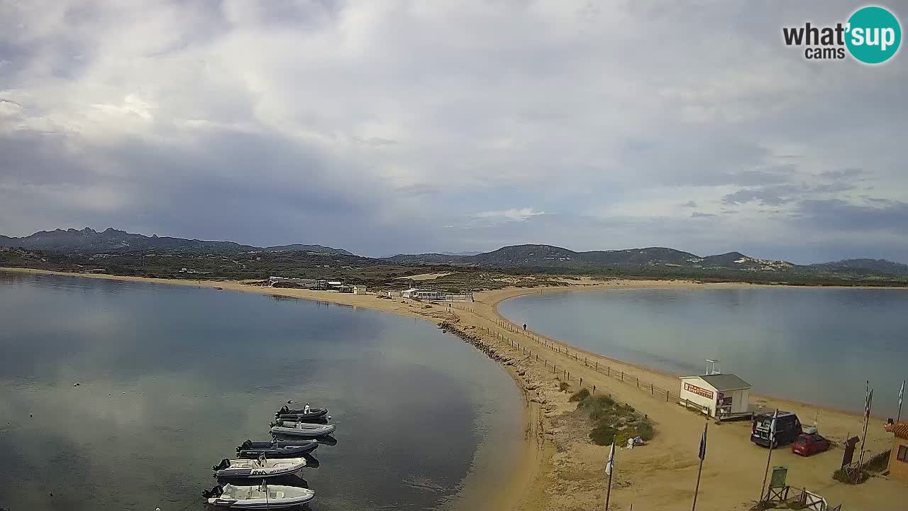 L’Isuledda spletna kamera Isola dei Gabbiani – Porto Pollo – Palau – Sardinija – Italija
