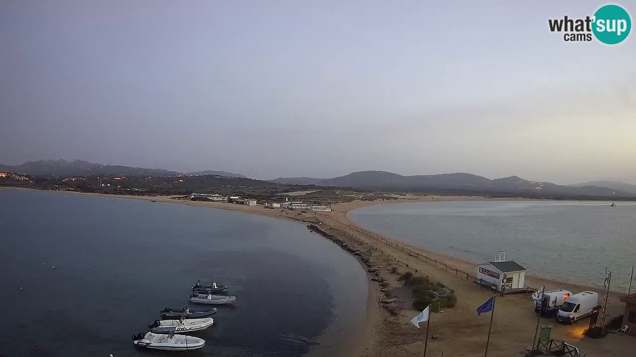 L’Isuledda spletna kamera Isola dei Gabbiani – Porto Pollo – Palau – Sardinija – Italija