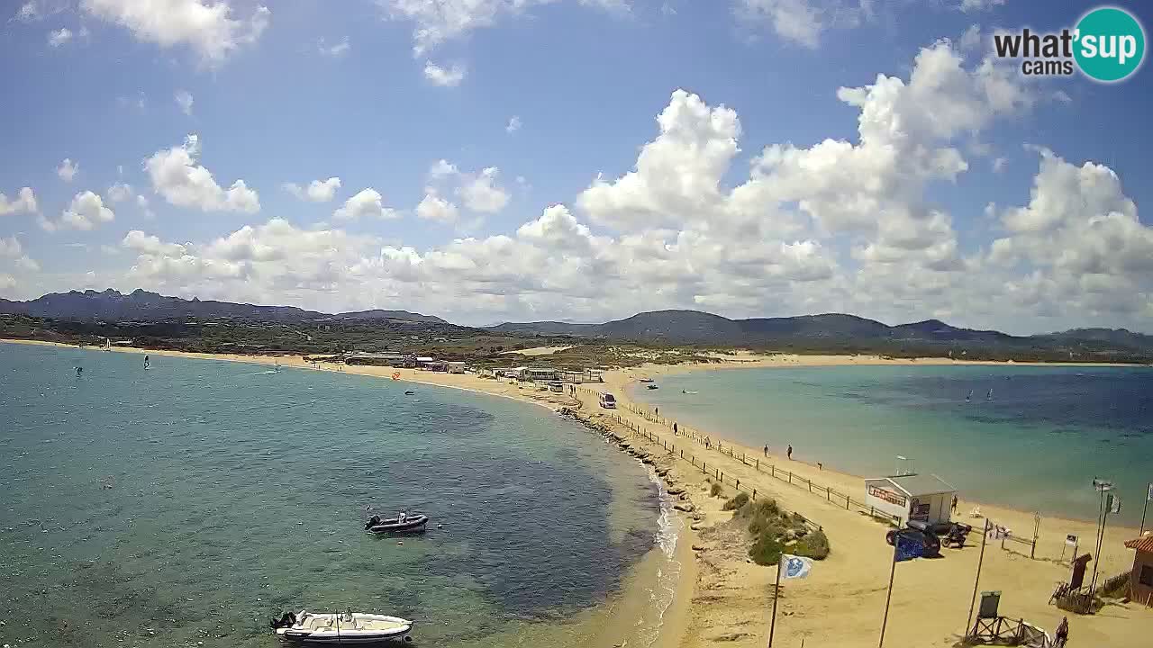L’Isuledda spletna kamera Isola dei Gabbiani – Porto Pollo – Palau – Sardinija – Italija